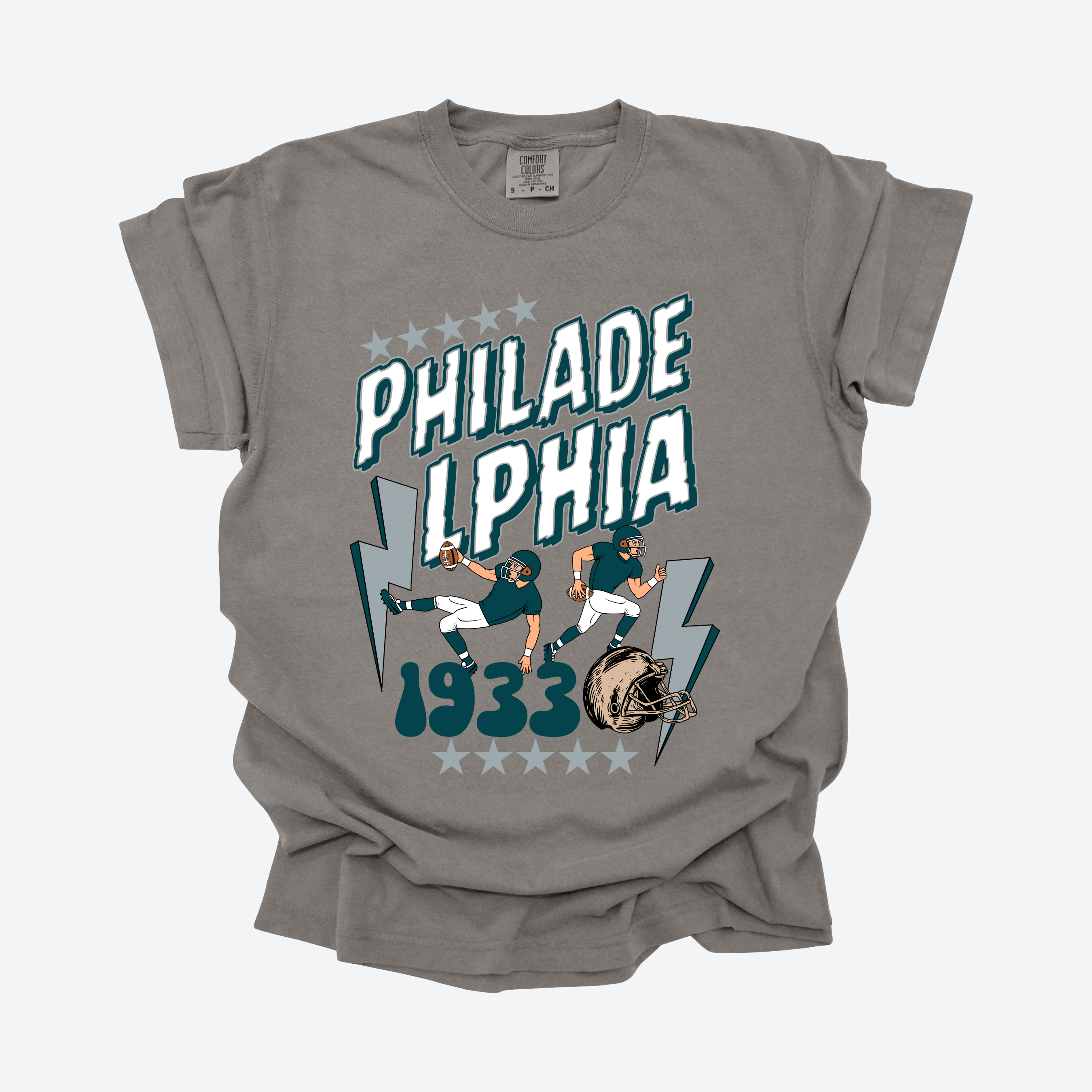 1933 Philadelphia Football - Youth & Adult Short Sleeve T-Shirt