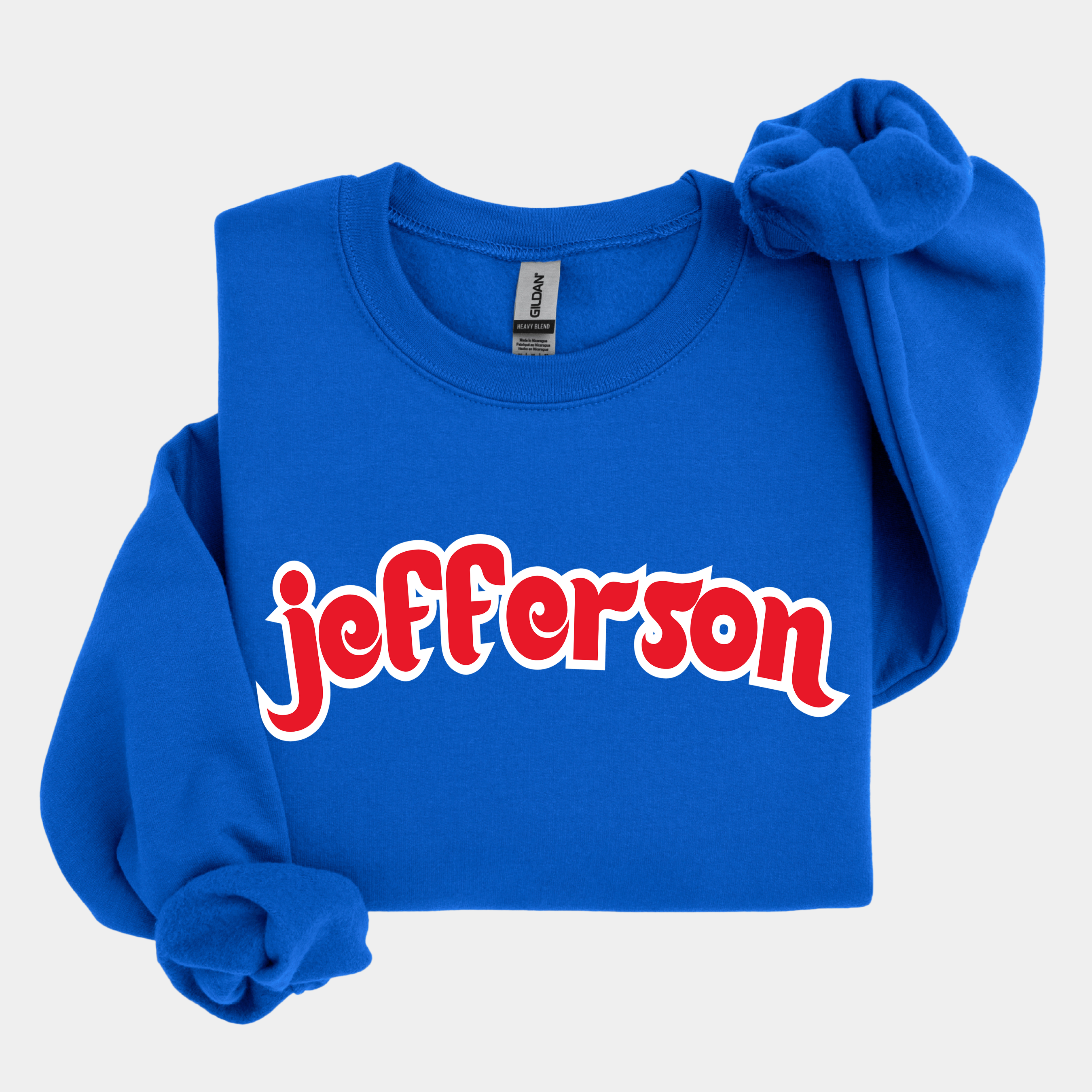 Baseball Font - Adult Crewneck Sweatshirt