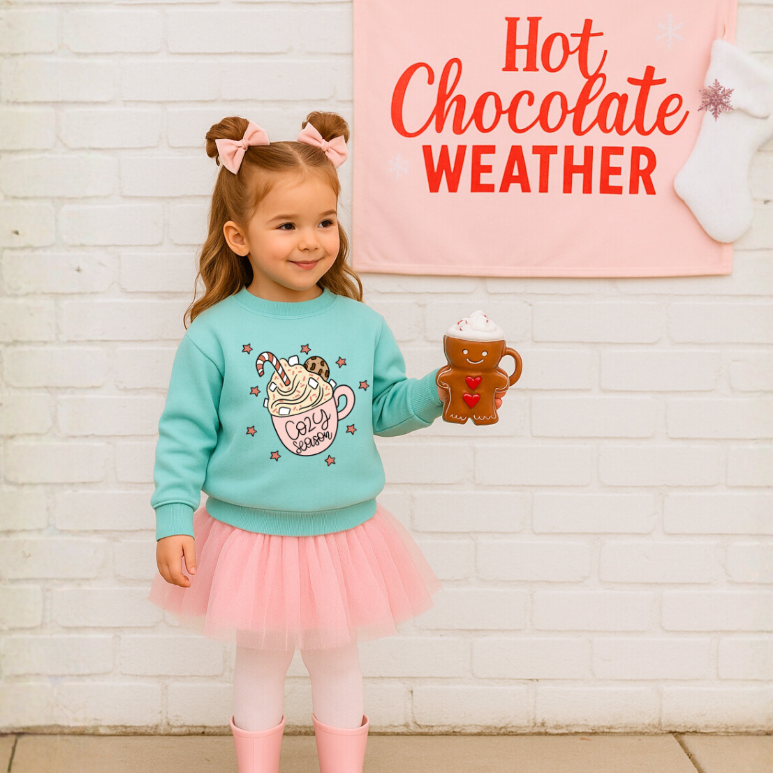 Cozy Season - Toddler & Youth Crewneck Sweatshirt
