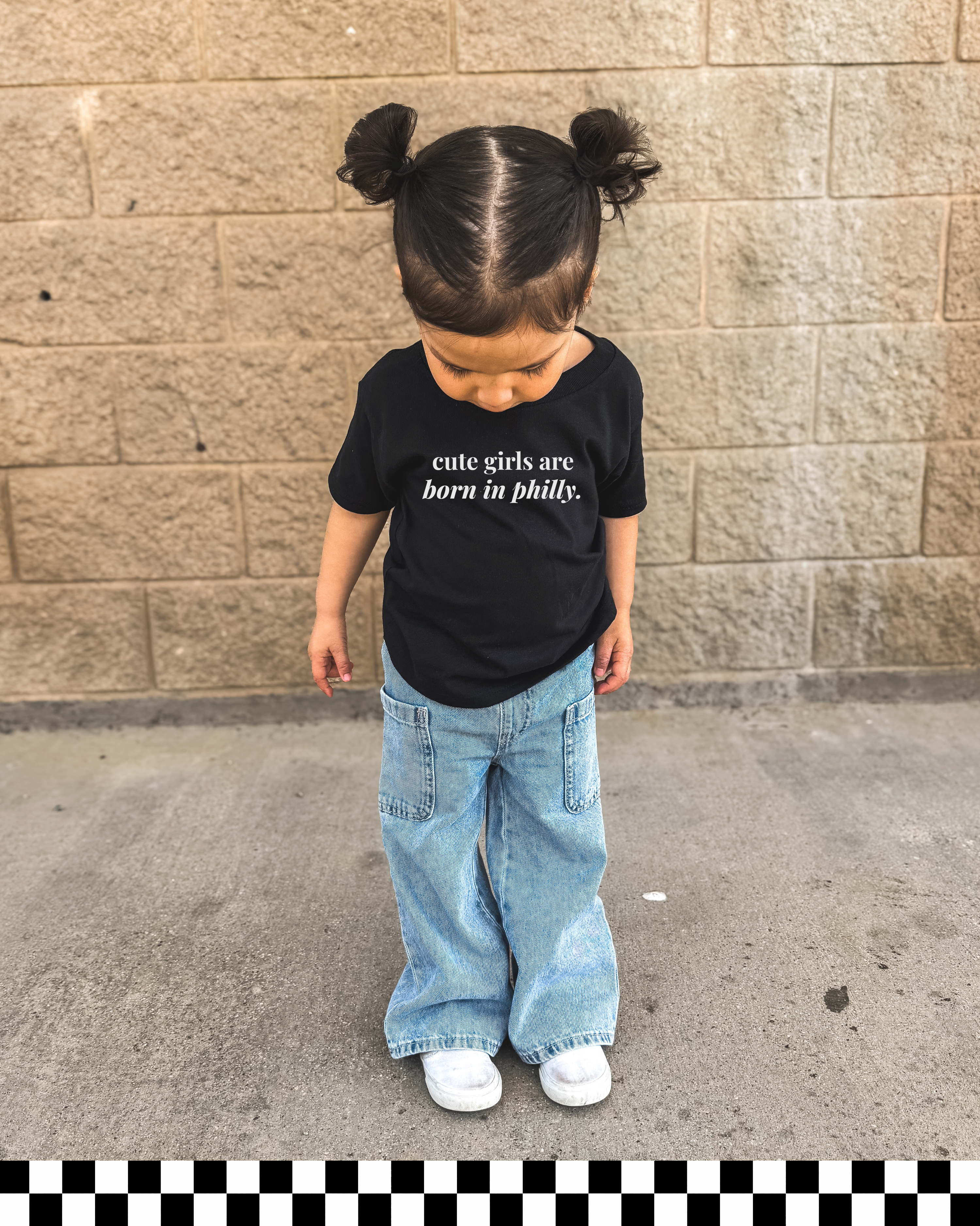 Cute Girls Are Born in Philly Toddler & Kids T-Shirt