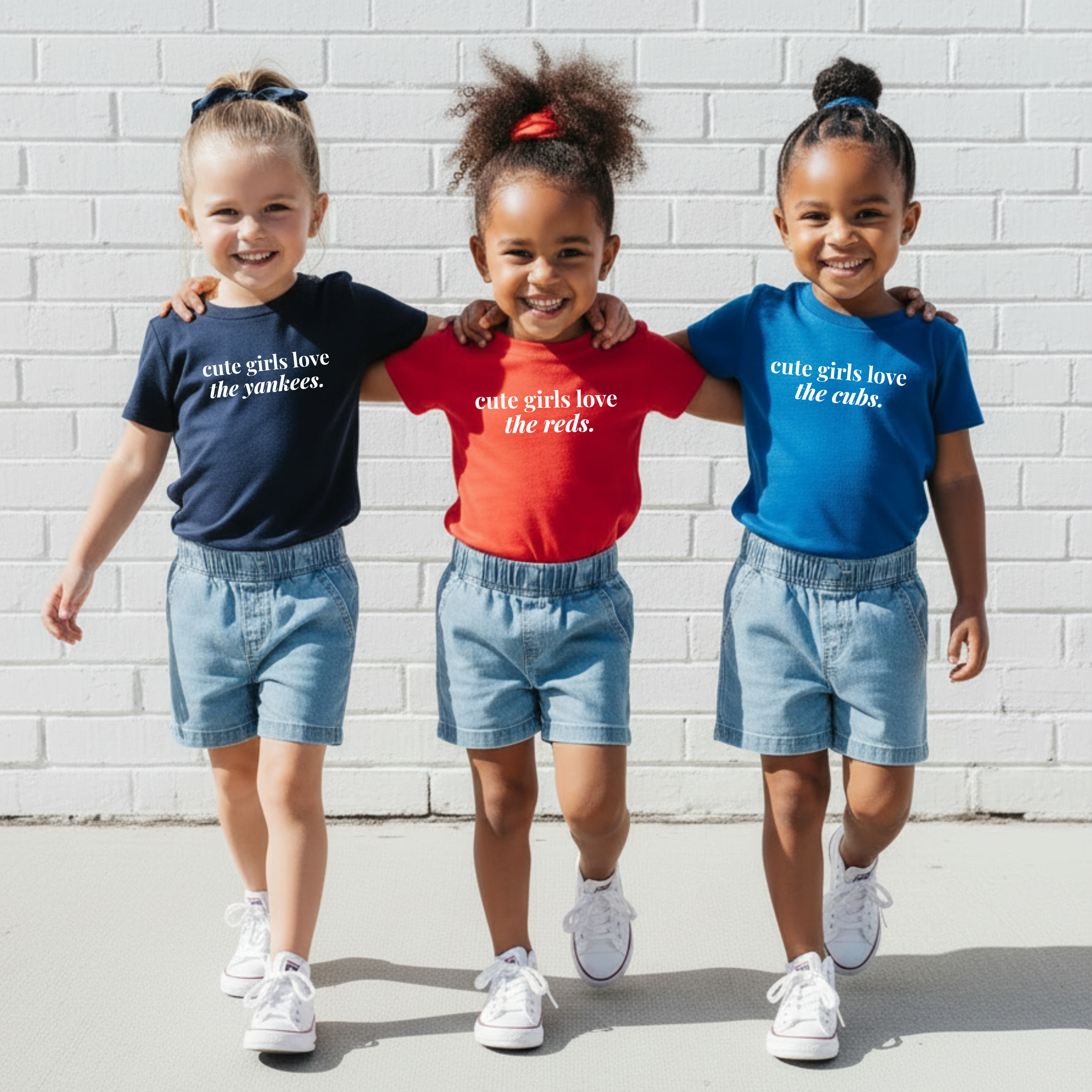 Cute Girls Love The... - Baby, Toddler, Youth