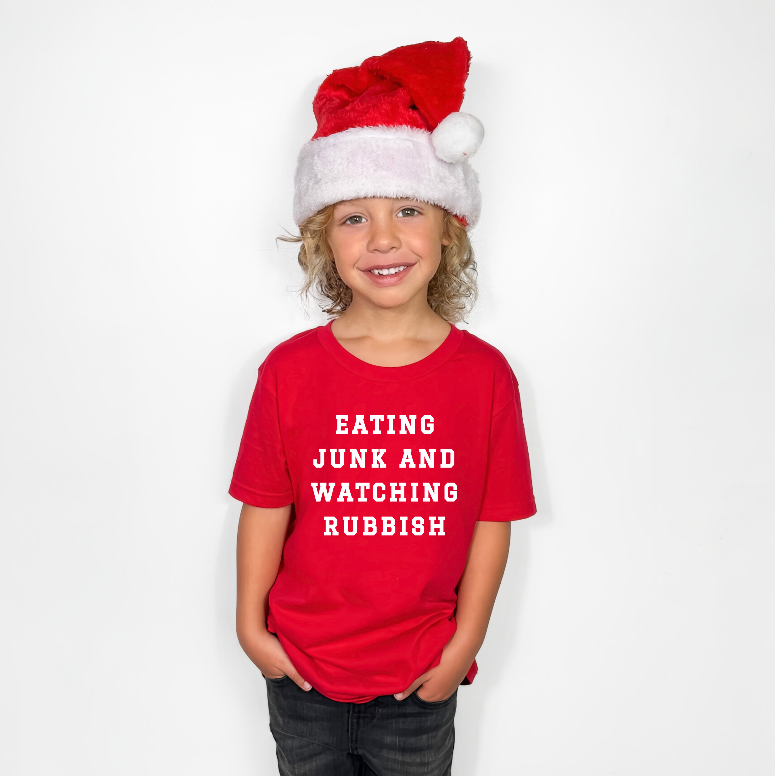 Eating Junk & Watching Rubbish - Toddler & Youth Short Sleeve Tee