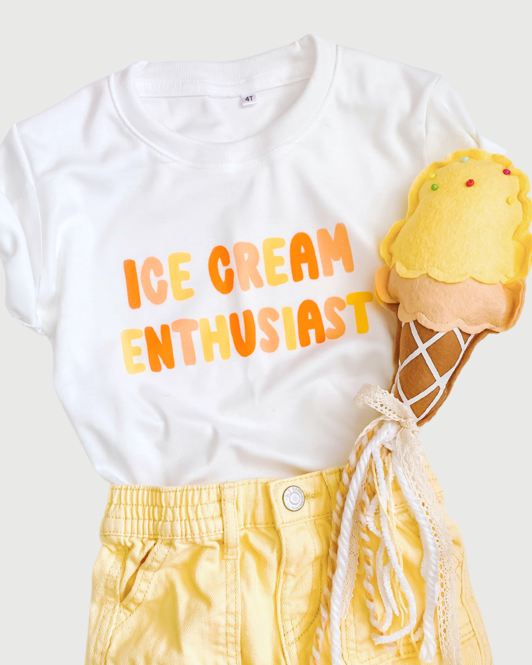 Ice Cream Enthusiast - Infant, Toddler & Youth Short Sleeve T-Shirt