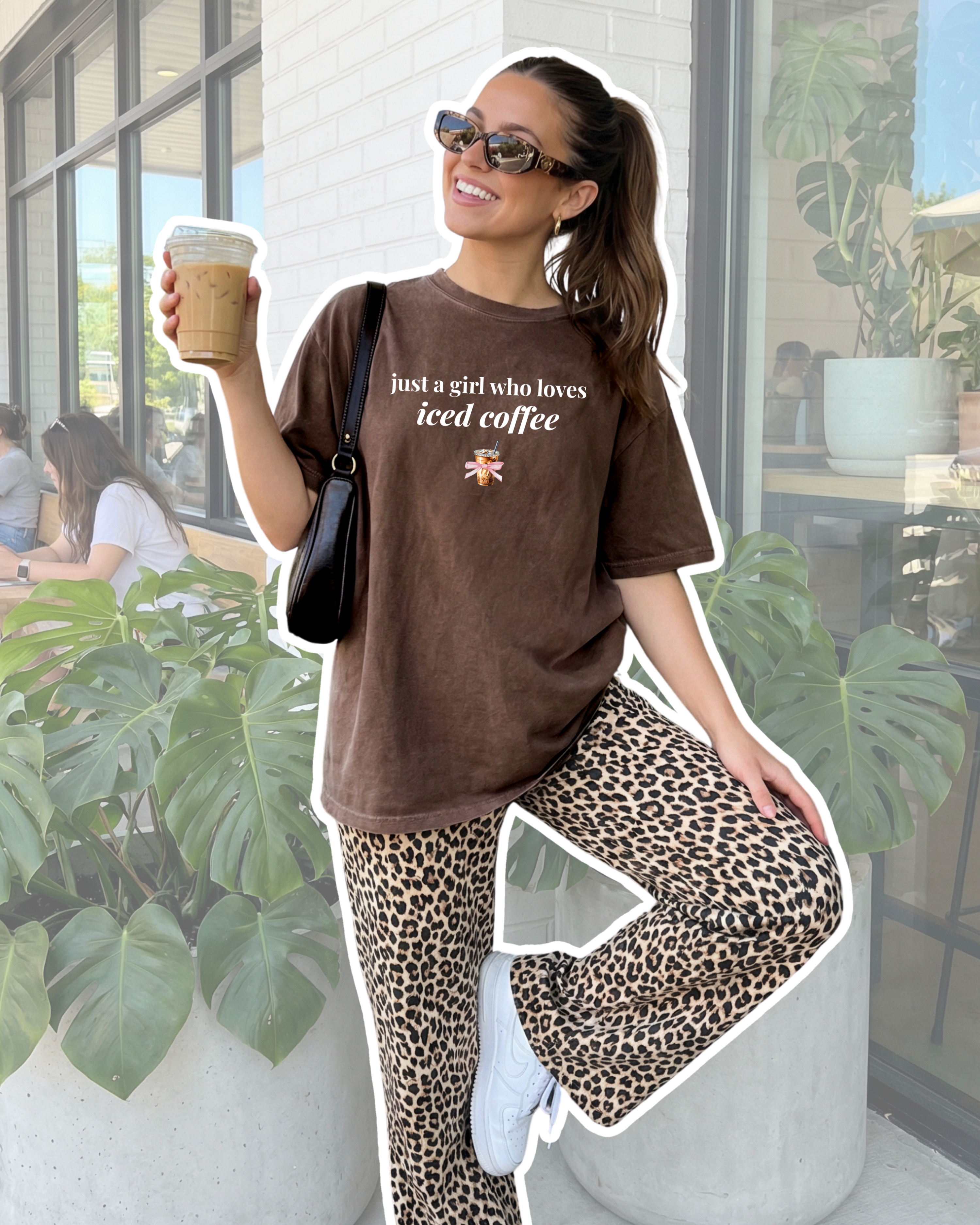 Just A Girl Who Loves Iced Coffee T-Shirt