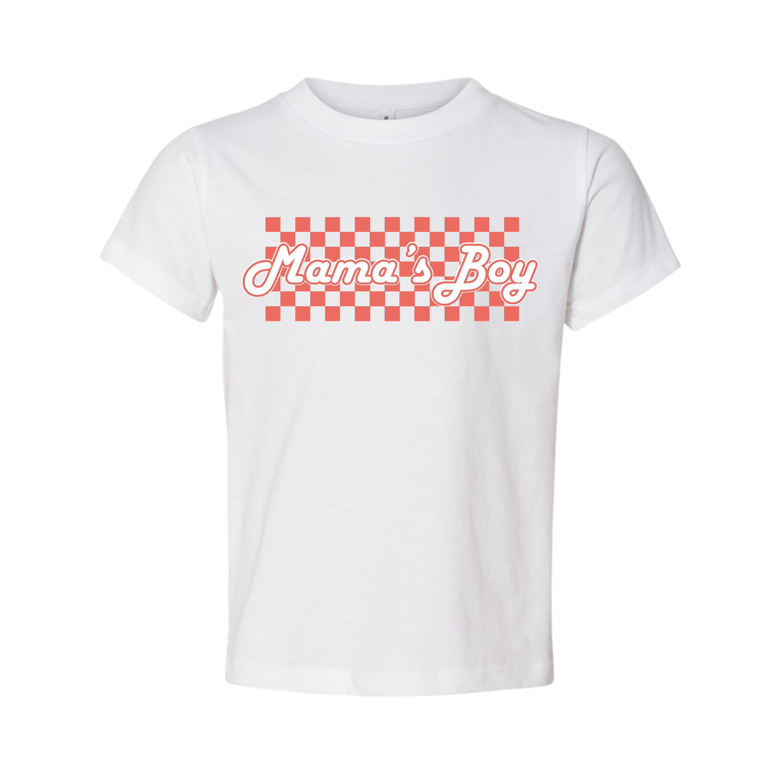 Retro Mama's Boy (Peach Text) - Baby, Toddler, Youth