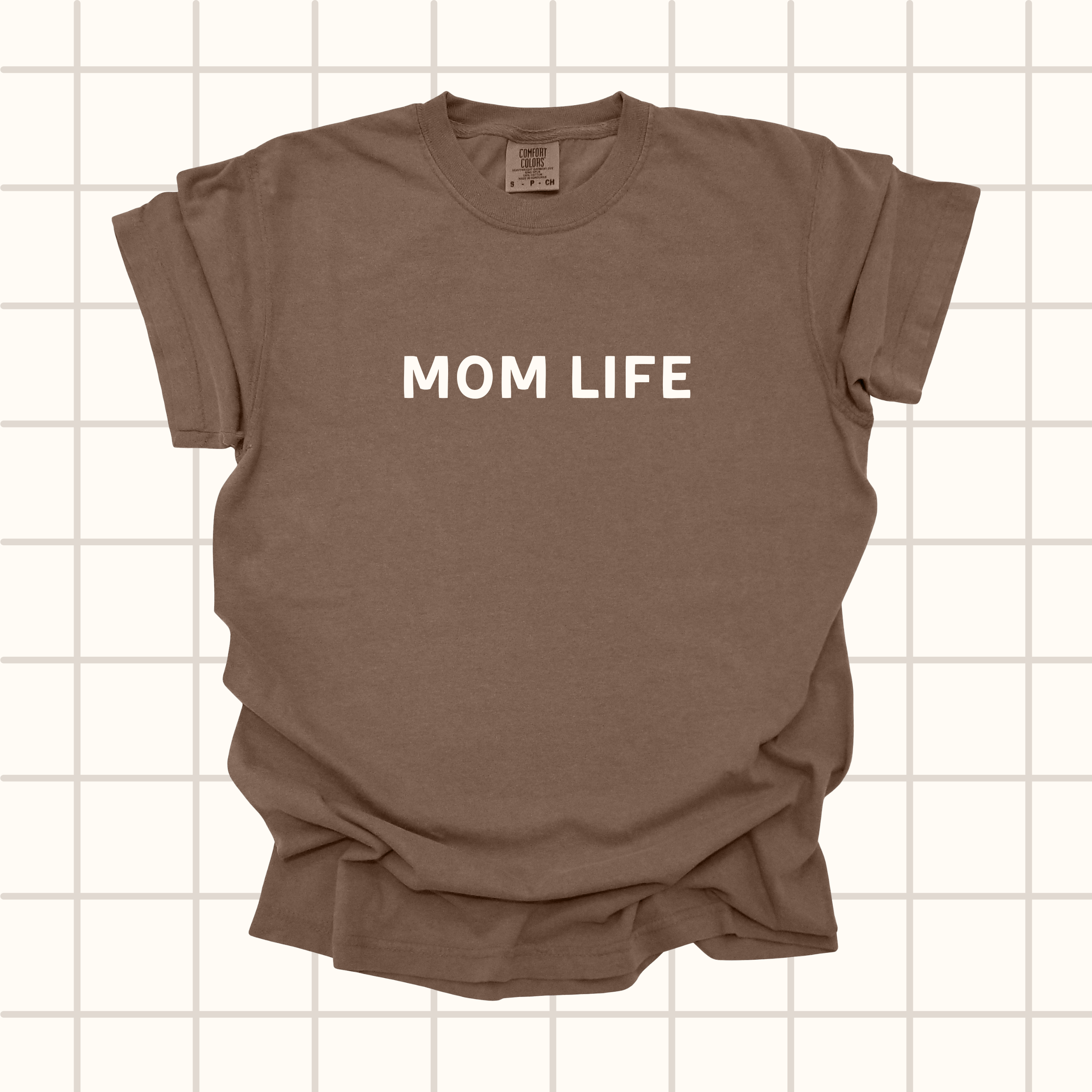Mom Life (Cream) - Short Sleeve Tee