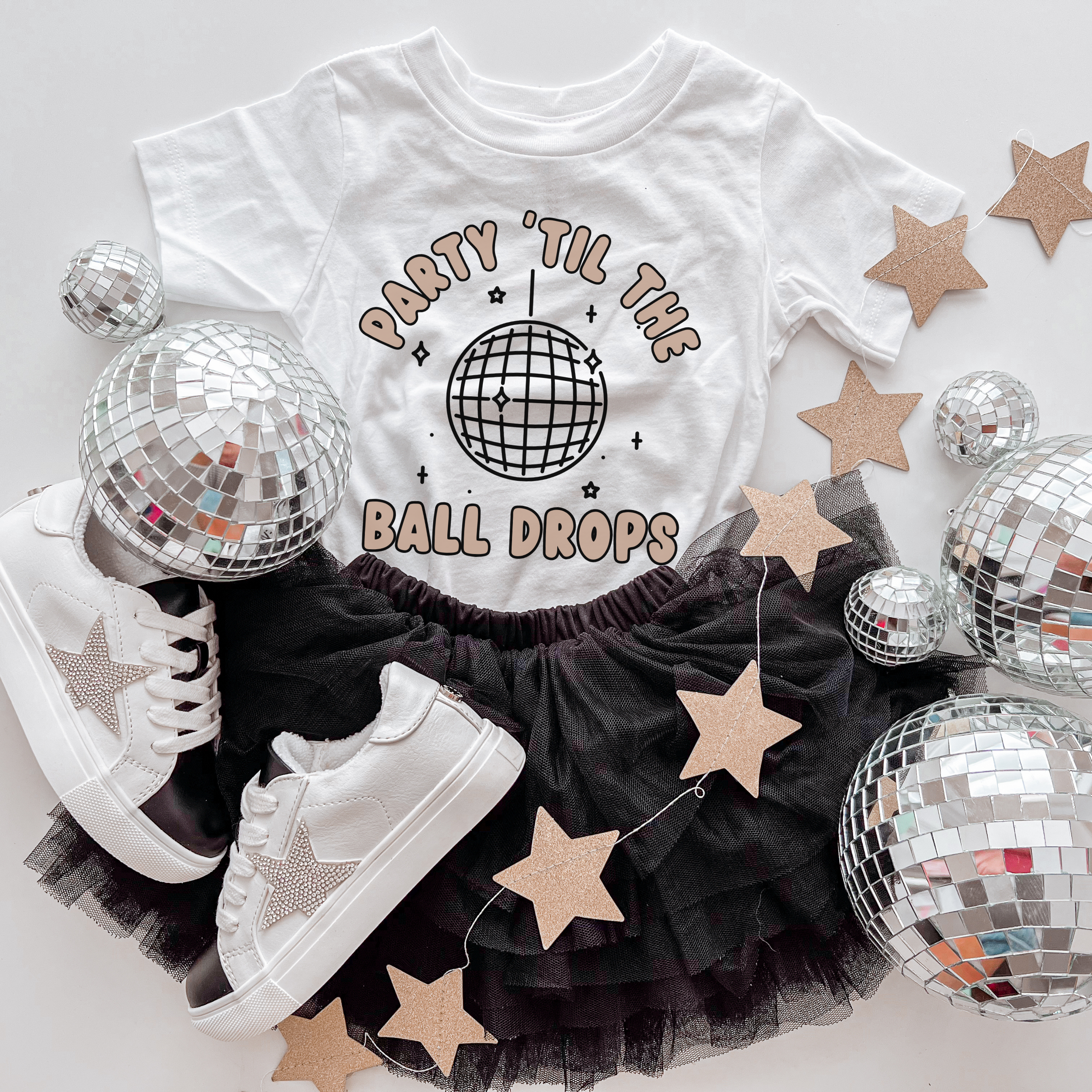 Party 'til the Ball Drops - Toddler & Youth Short Sleeve Tee