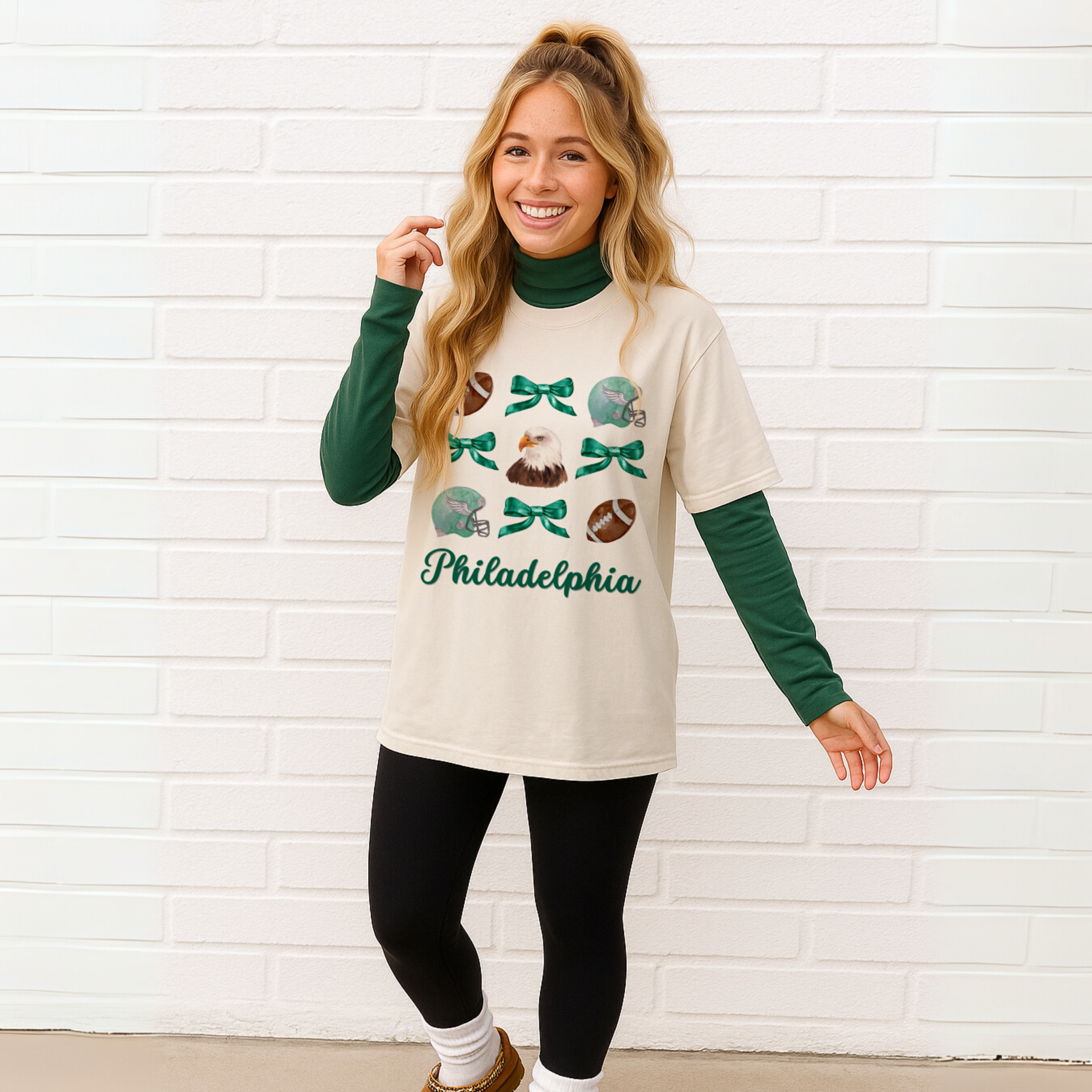 Philadelphia Coquette Bows - Adult Short Sleeve T-Shirt