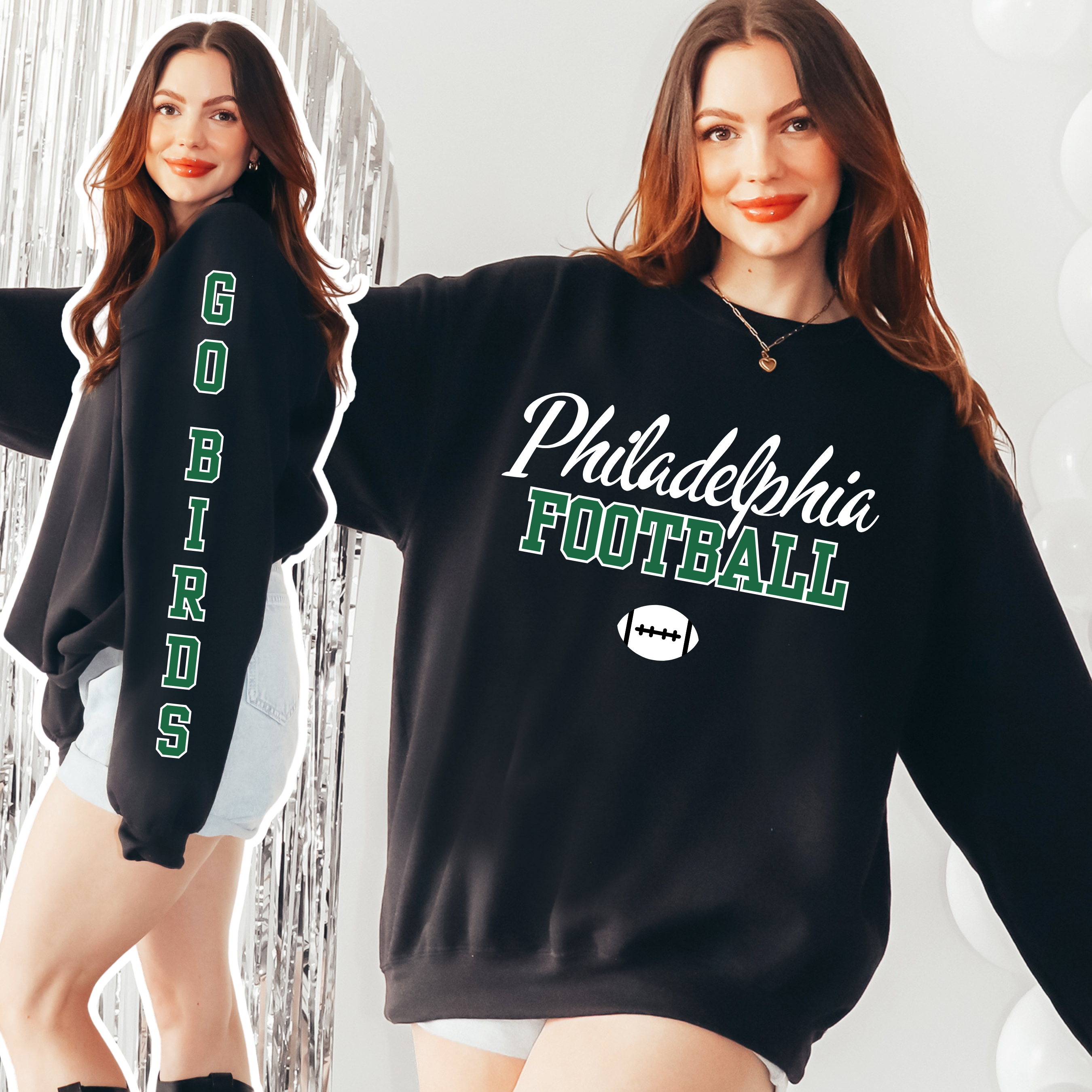 Philadelphia Football - Adult Crewneck Sweatshirt
