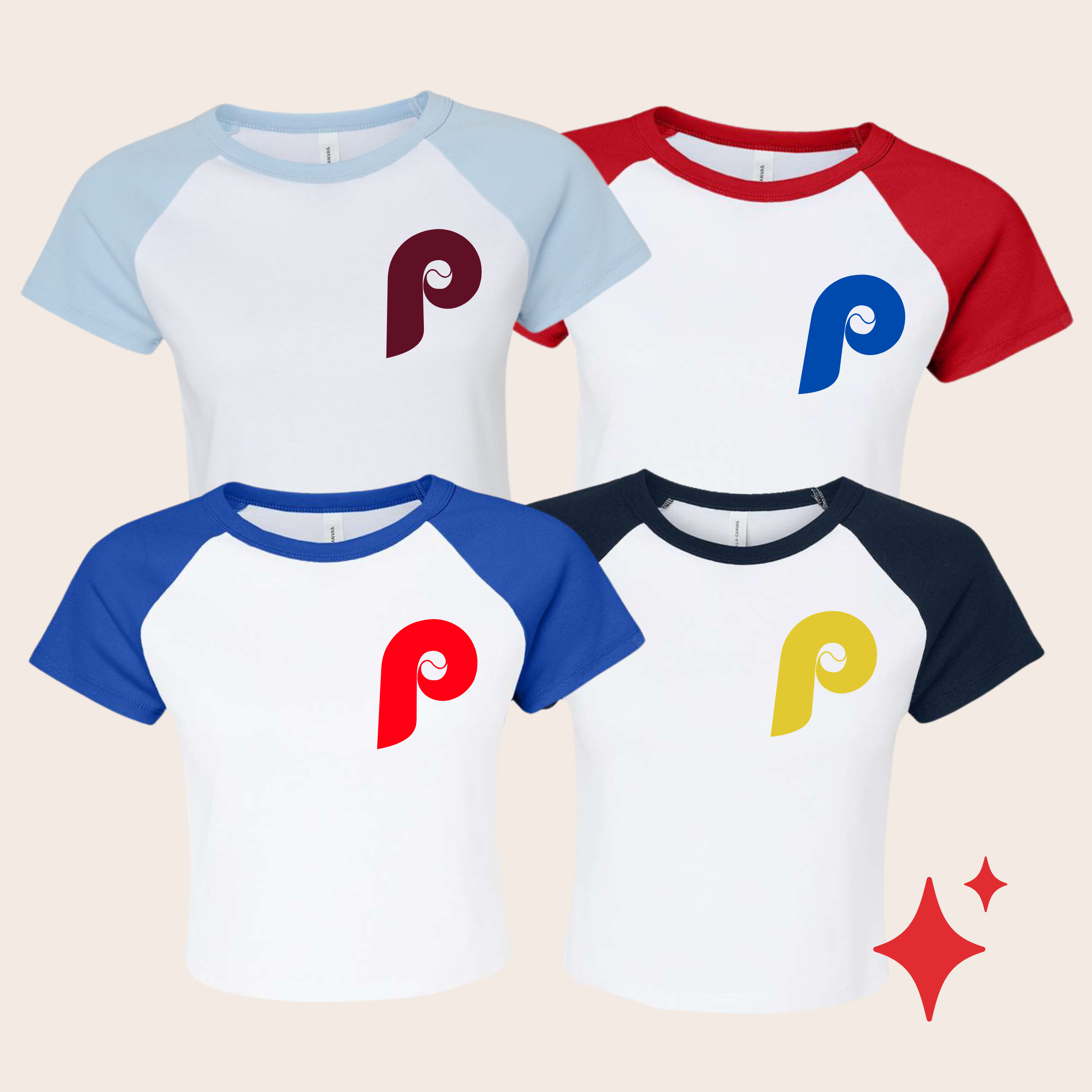 Phils - Raglan Cropped Tee