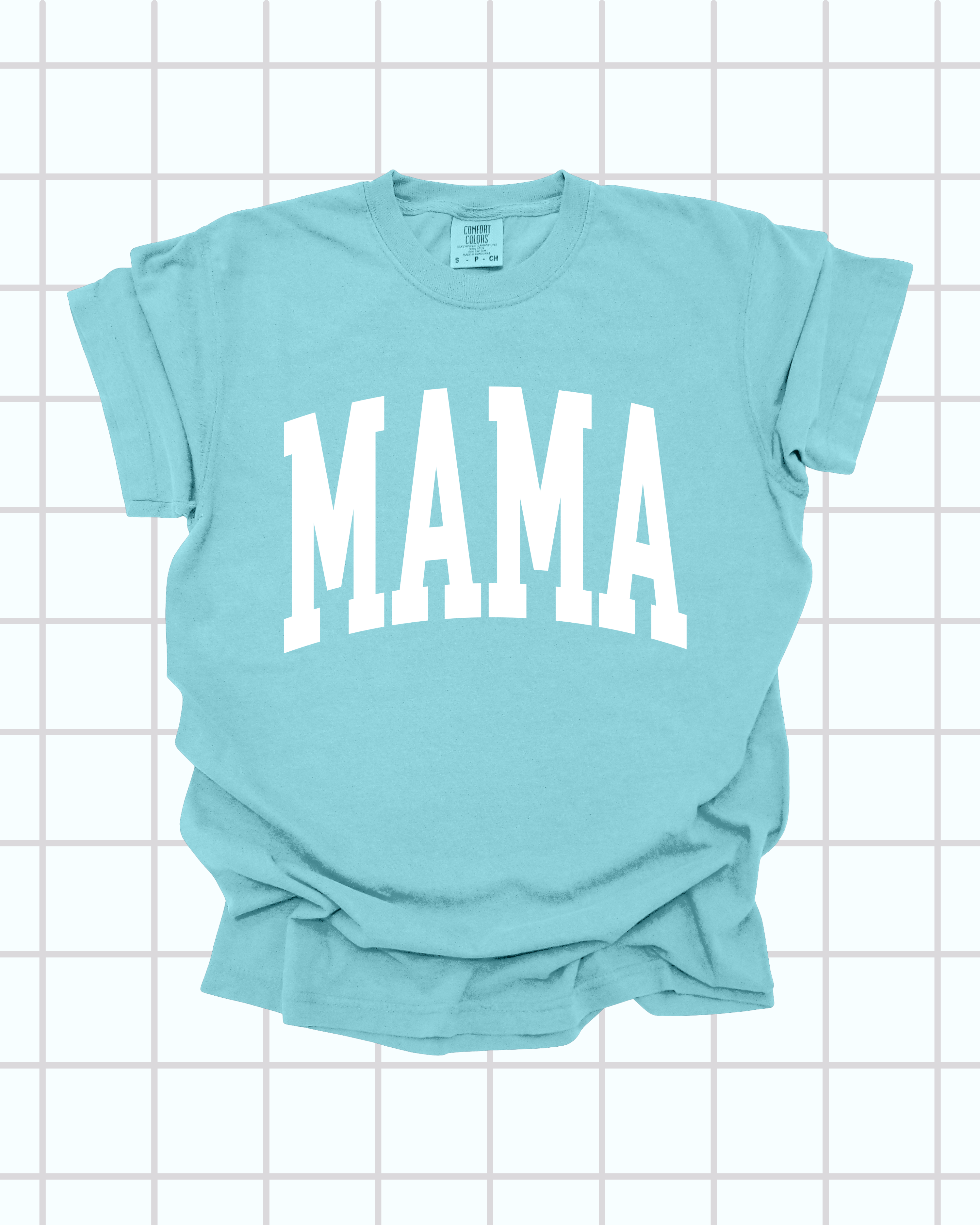 Varsity Mama T-Shirt (Chalky Mint)