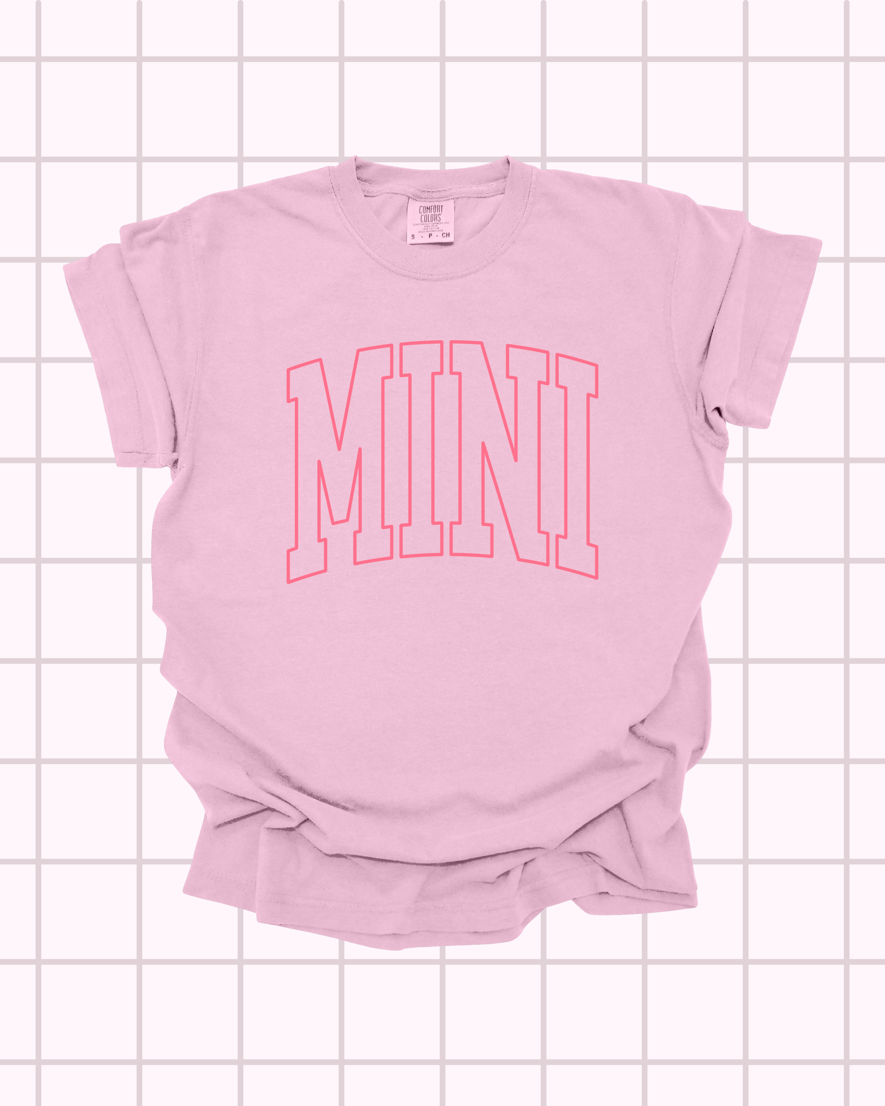 Varsity Outline Mini Toddler & Youth T-Shirt (Blossom)