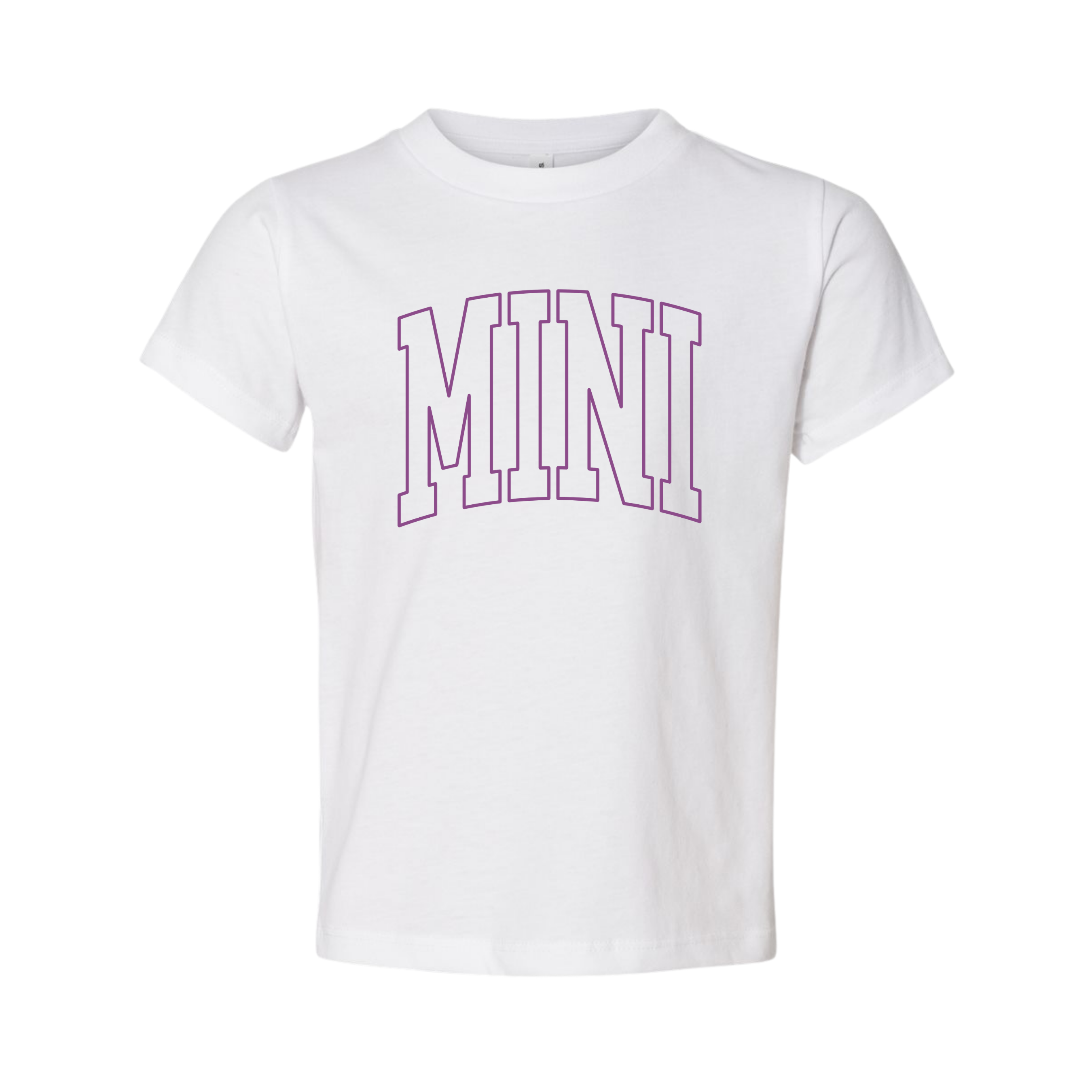 Varsity Mini Outline (Violet Text) - Baby, Toddler, Youth