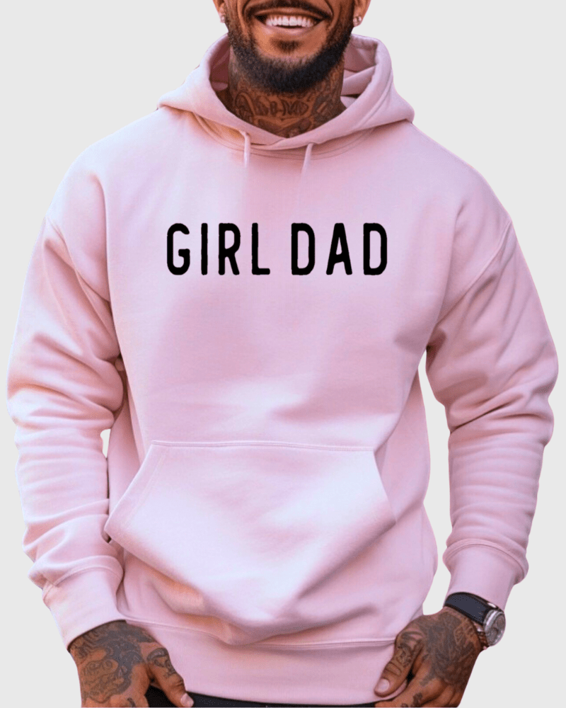 Girl Dad - Men's Heavy Blend Hoodie (Pink) - Lily + AJ Clothing Co.