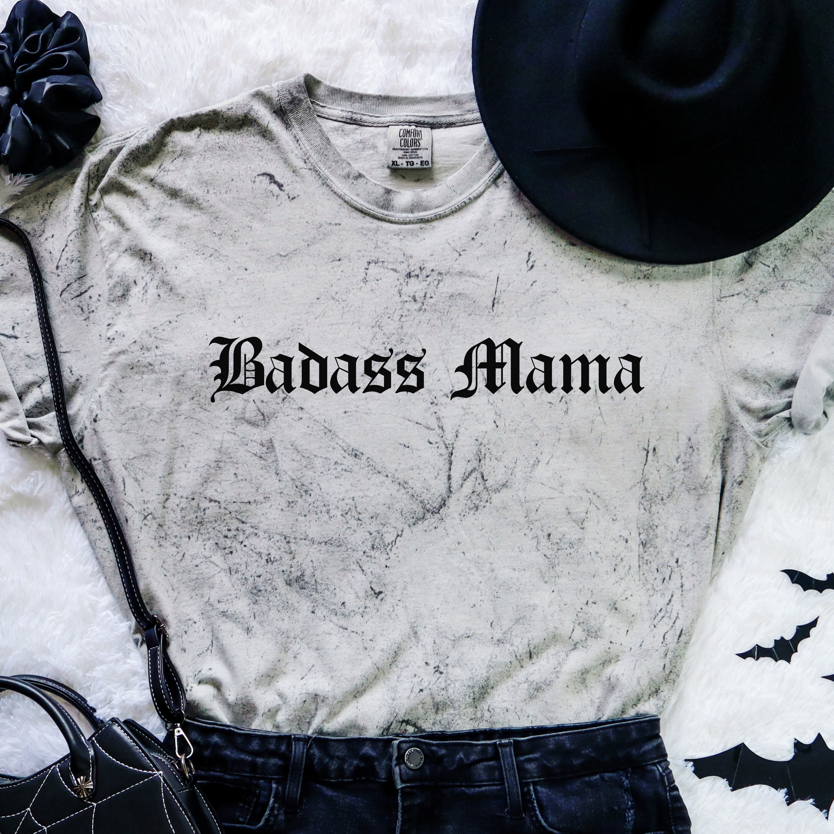 Badass Mama - Short Sleeve Adult Color Blast T-Shirt