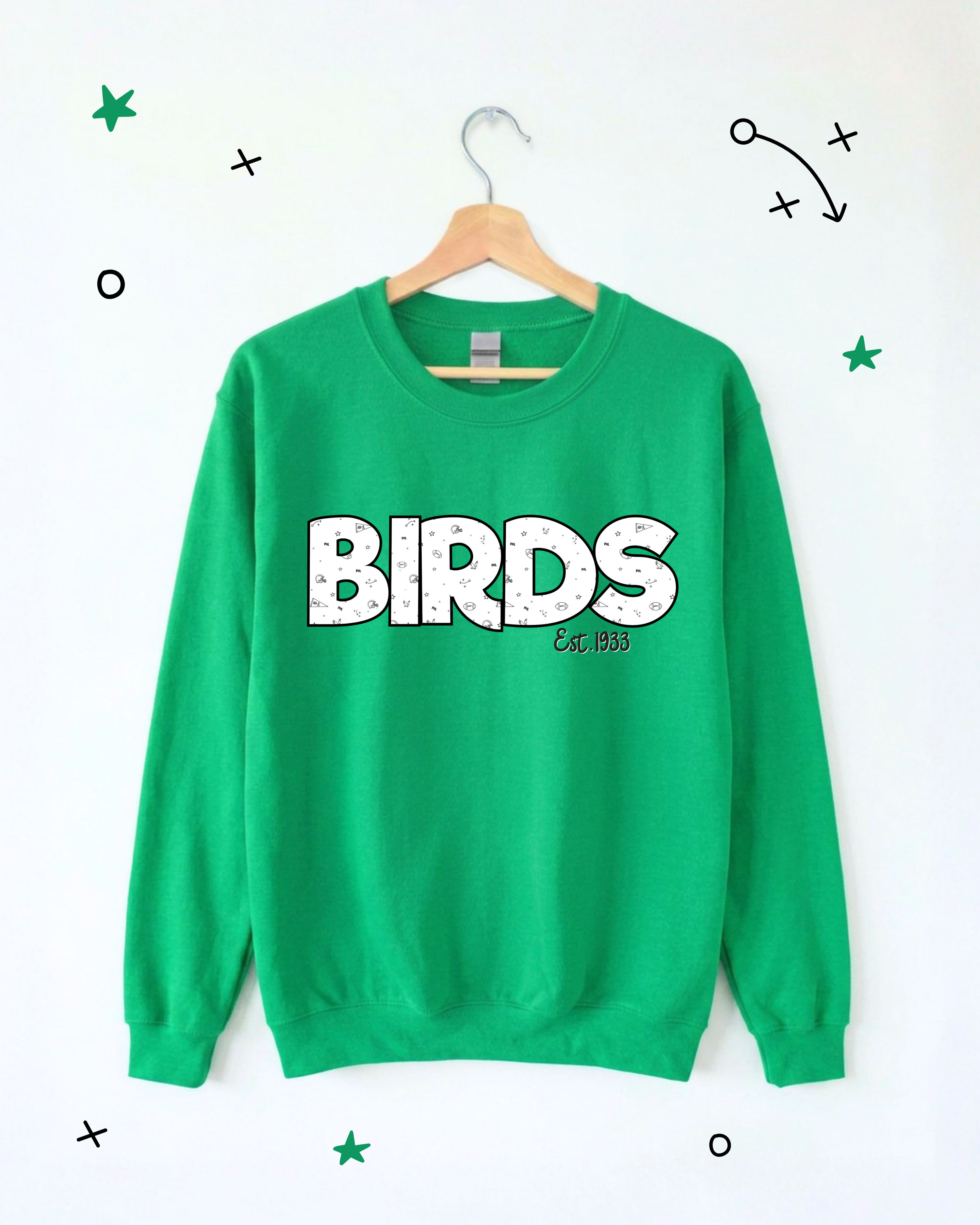 Birds Crewneck Sweatshirt
