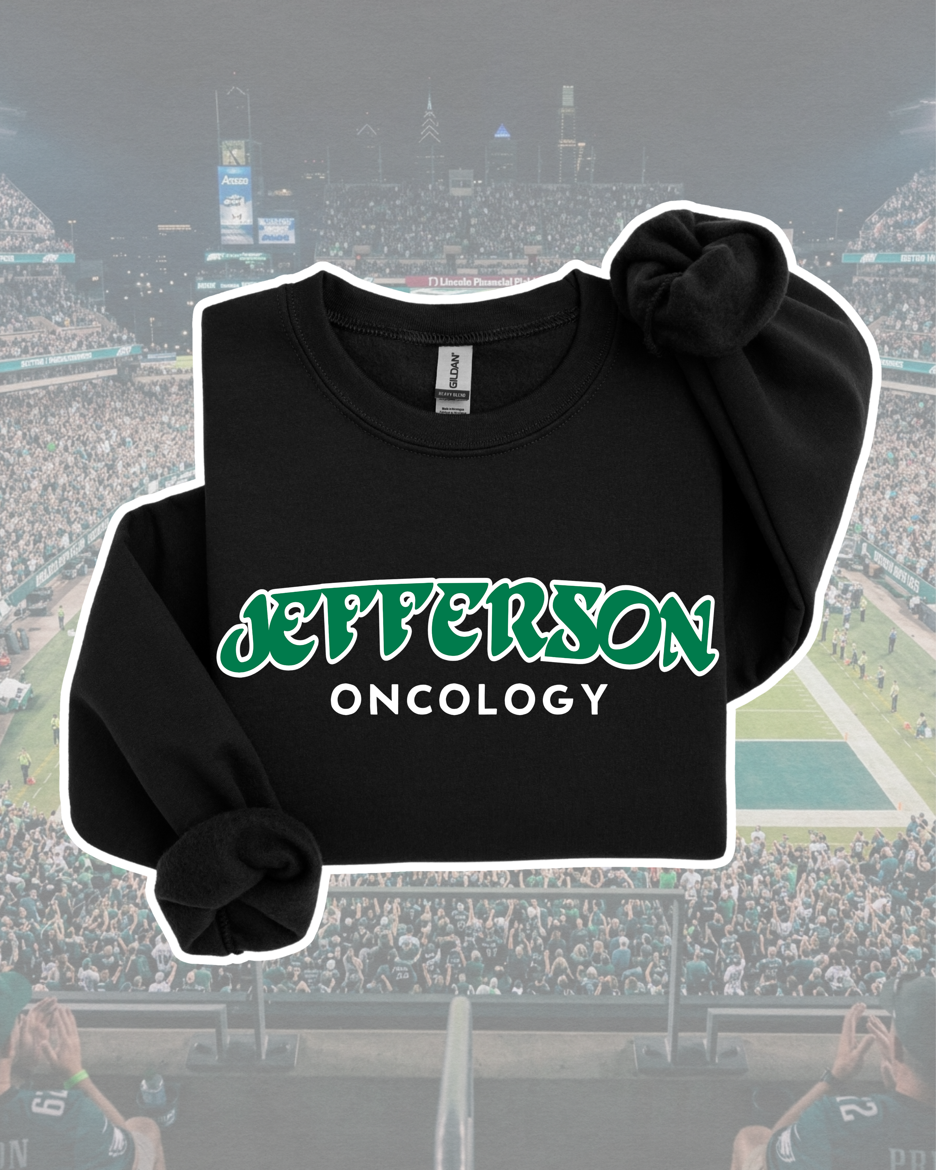 Personalized Hoffman Font Crewneck Sweatshirt
