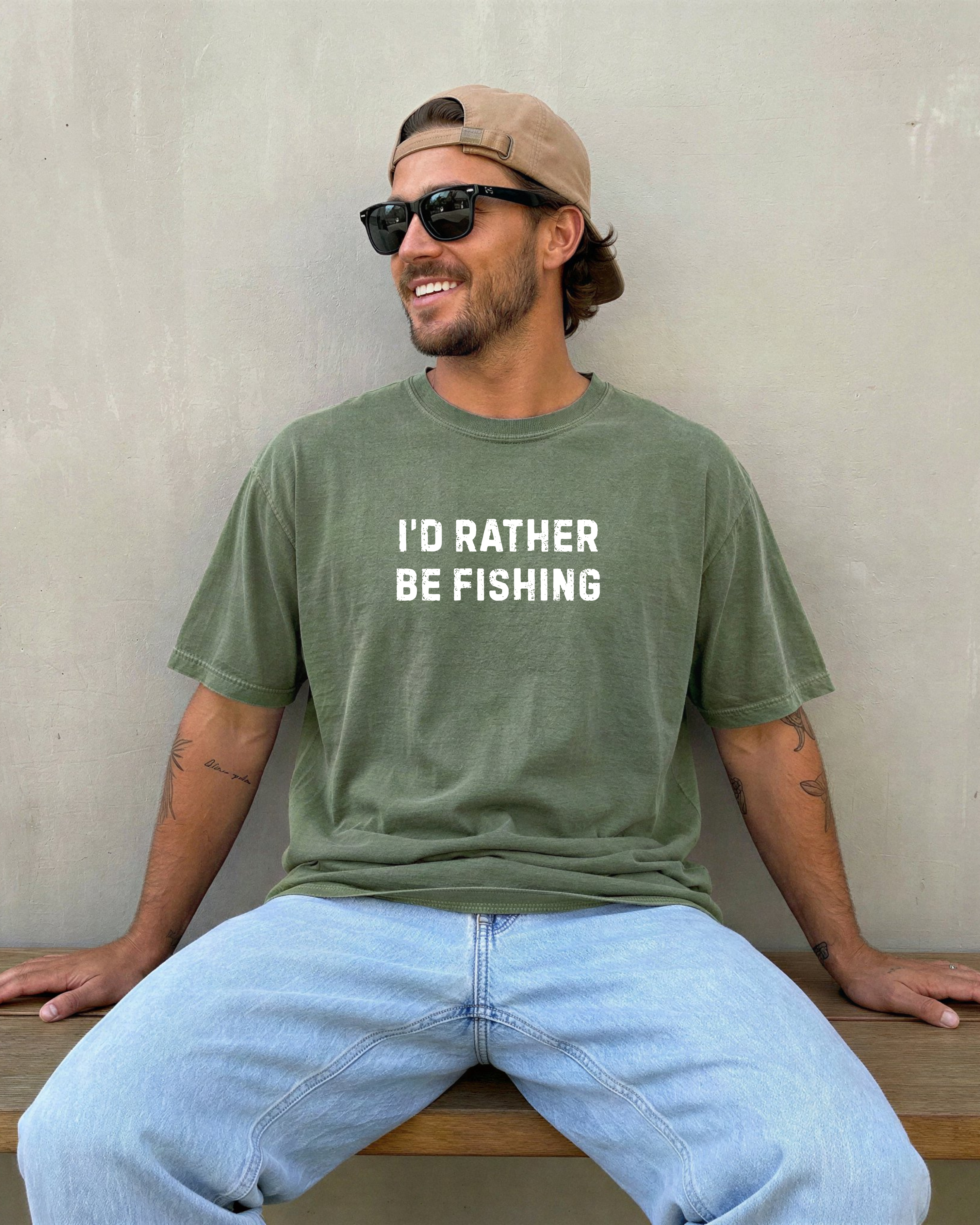 I'd Rather Be Fishing T-Shirt