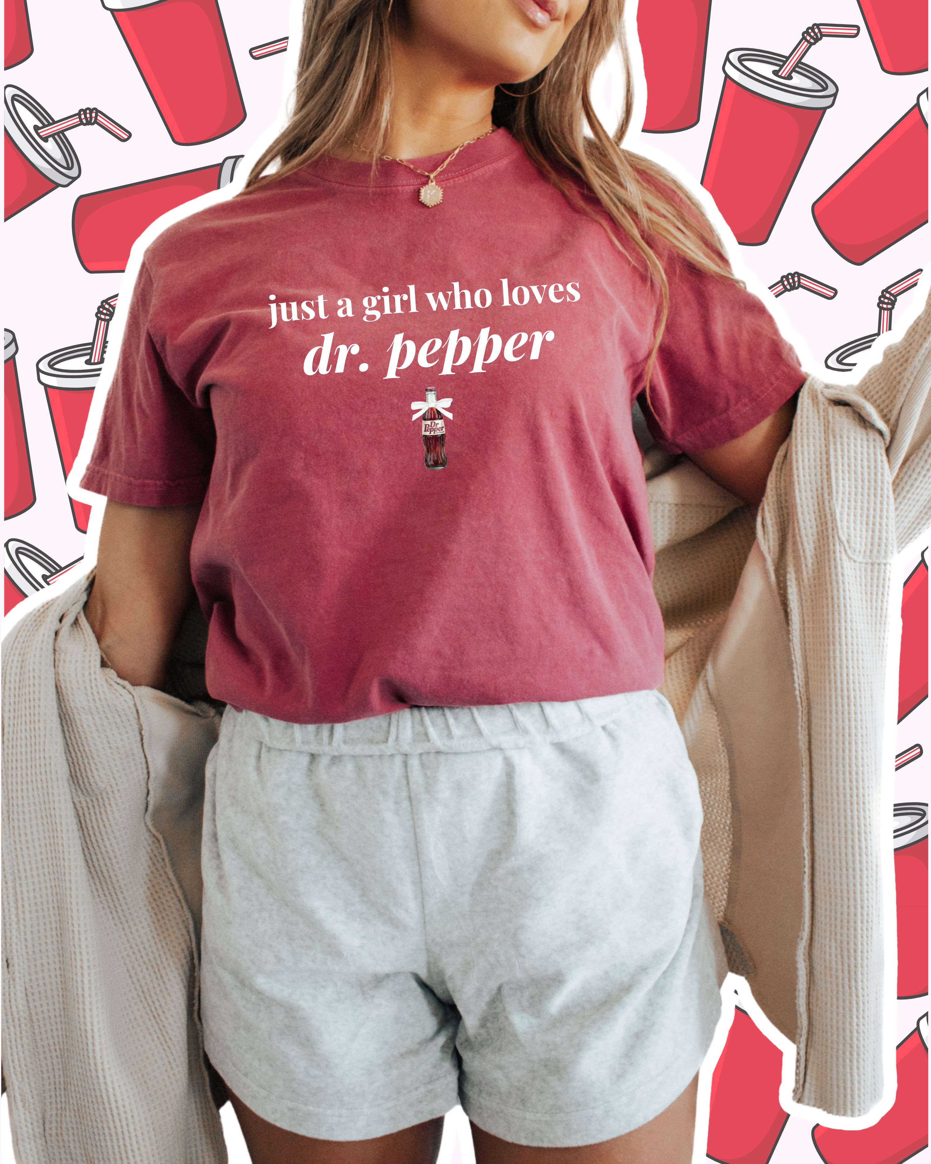 Just A Girl Who Loves Dr. Pepper T-Shirt