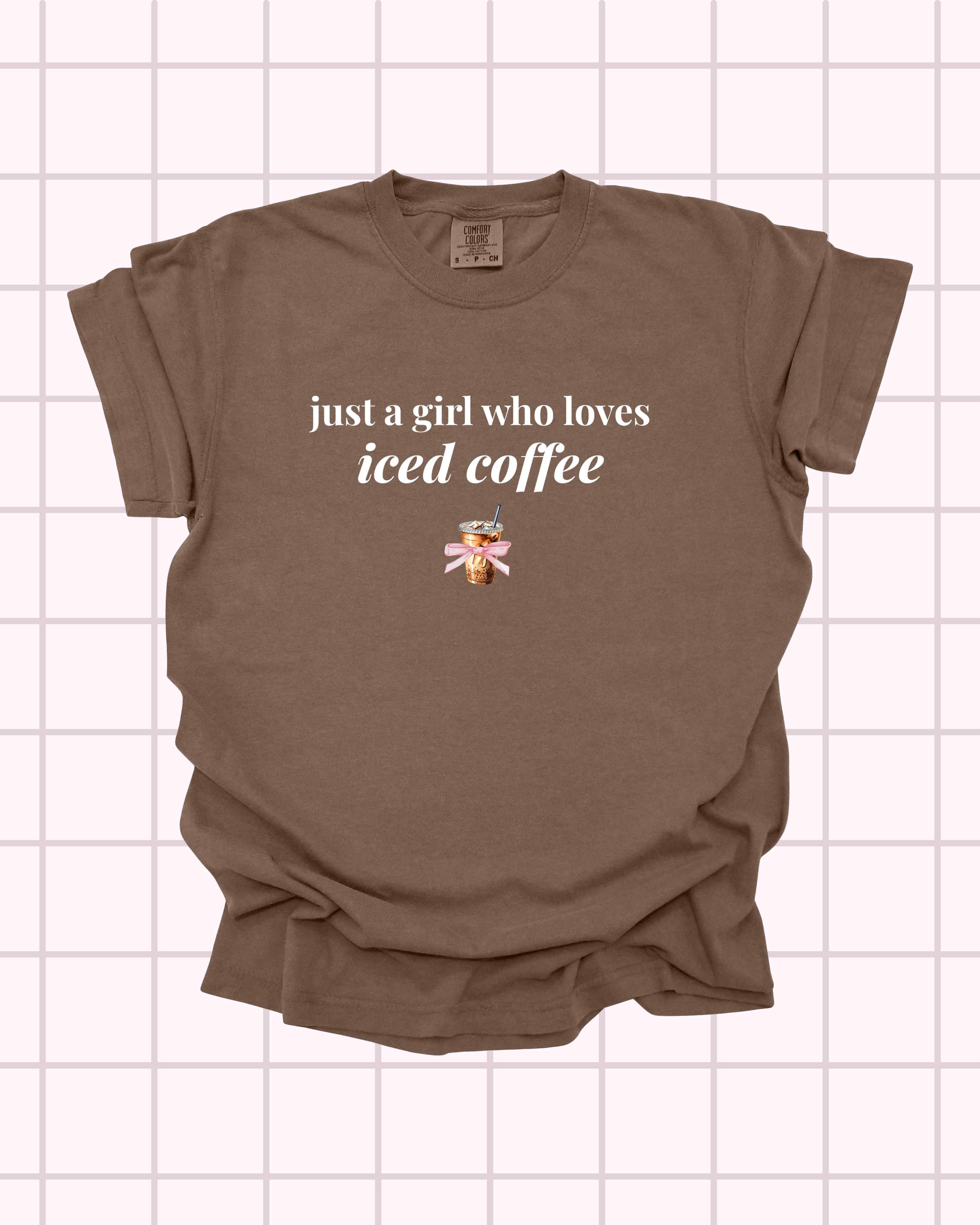 Just A Girl Who Loves Iced Coffee T-Shirt