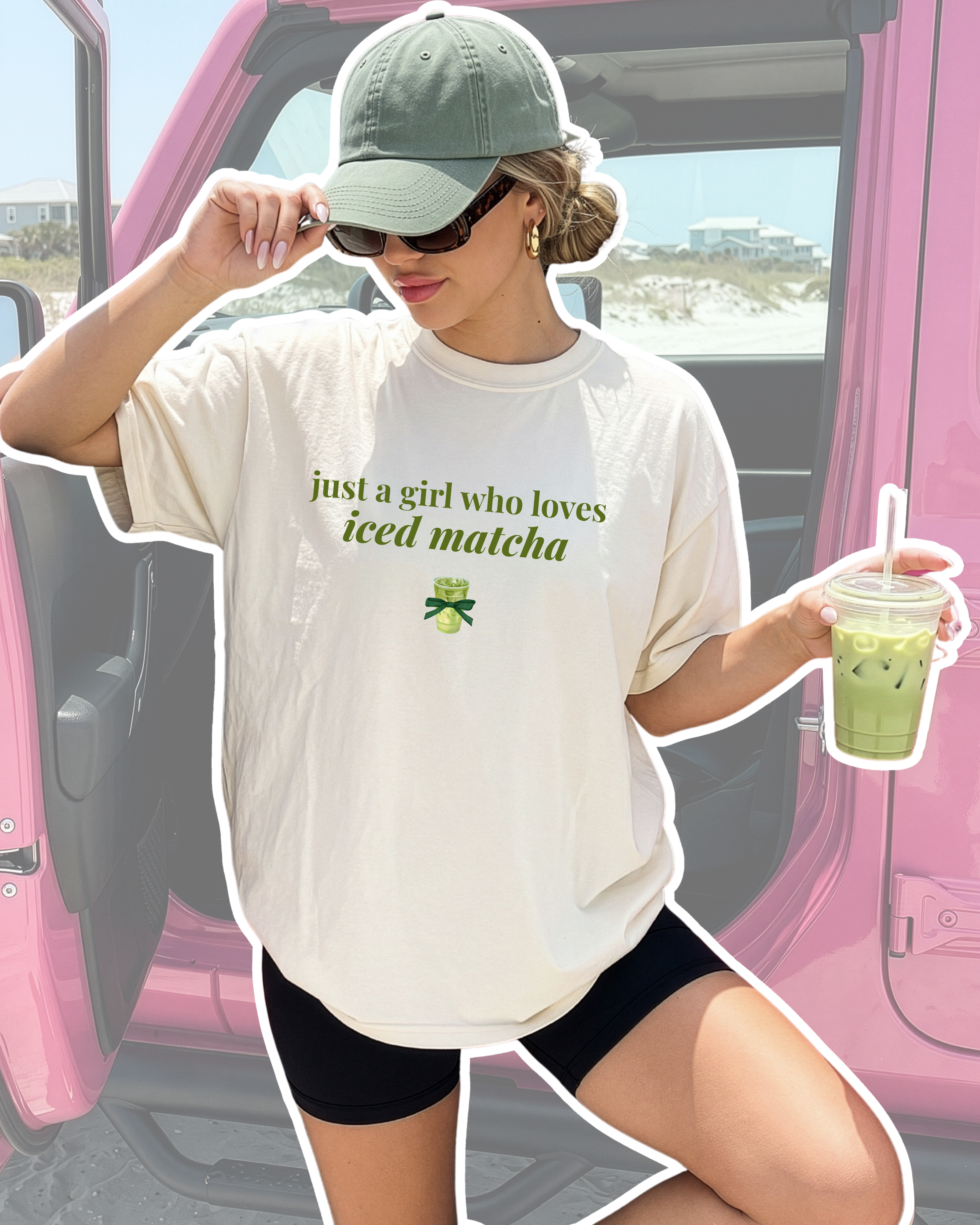 Just A Girl Who Loves Iced Matcha T-Shirt