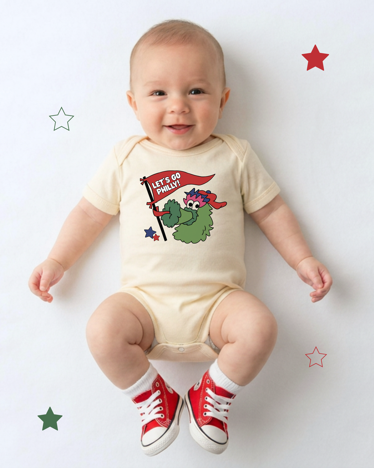 Let's Go Philly Baby Onesie
