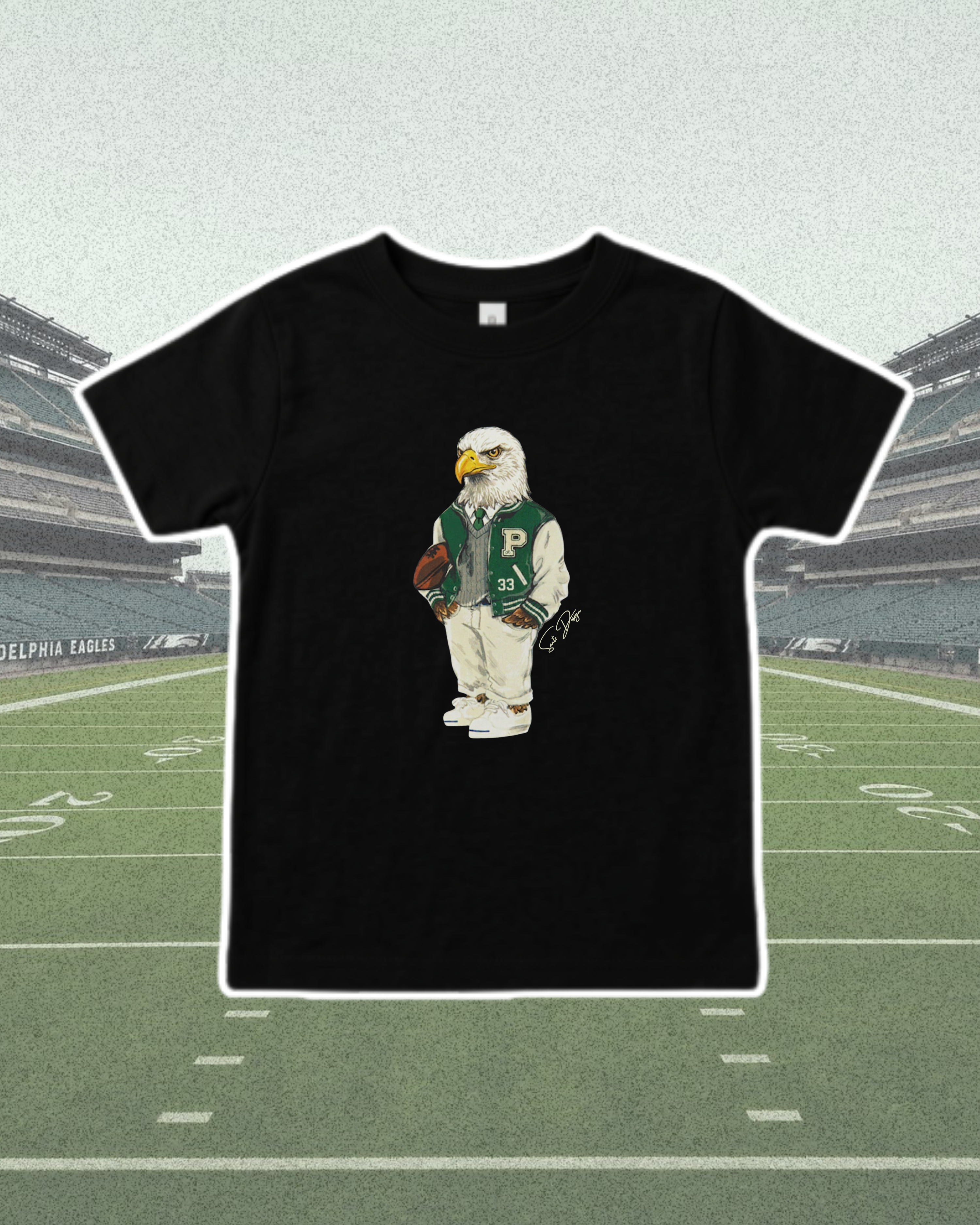 Letterman Bird Toddler & Kids T-Shirt