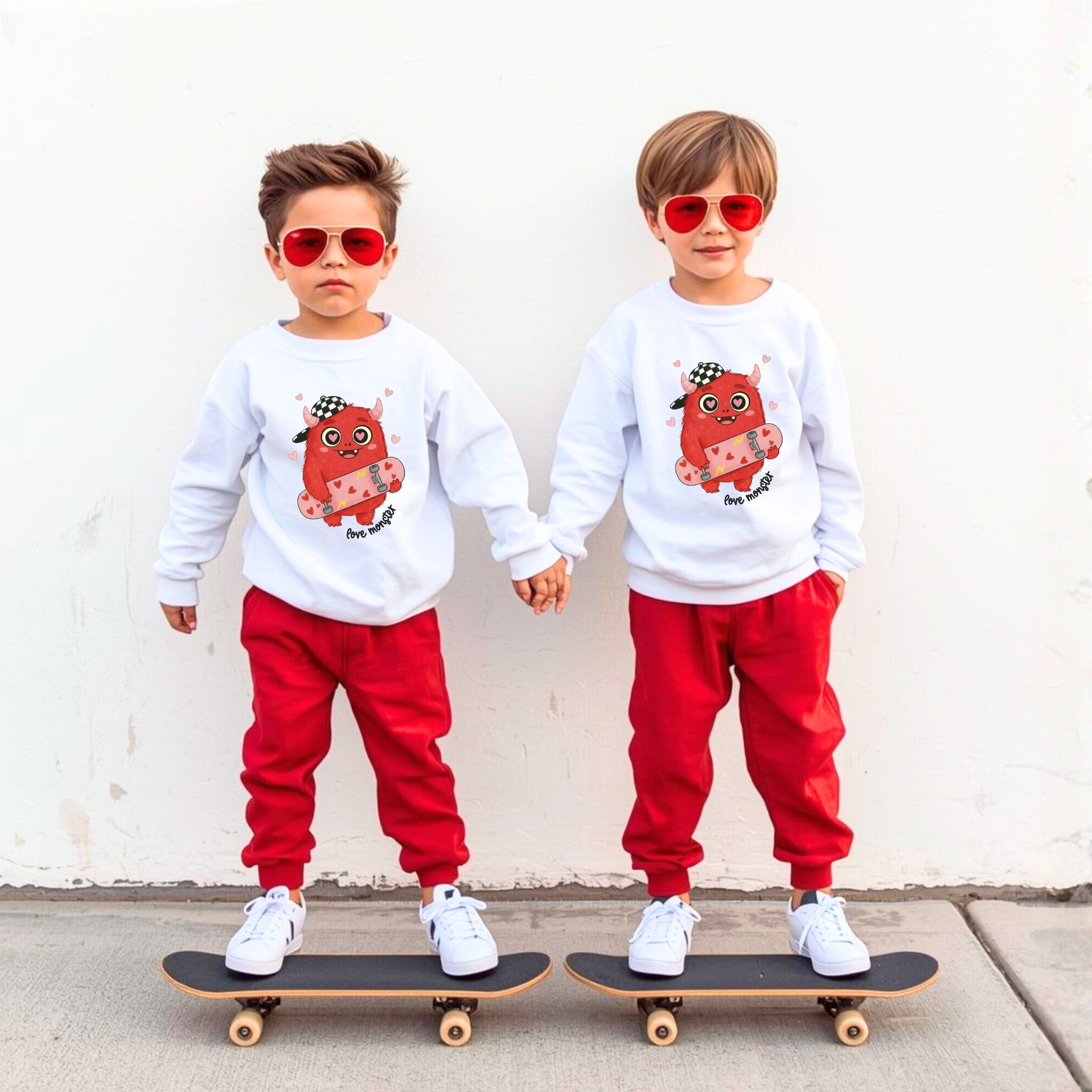 Love Monster Toddler & Kids Sweatshirt