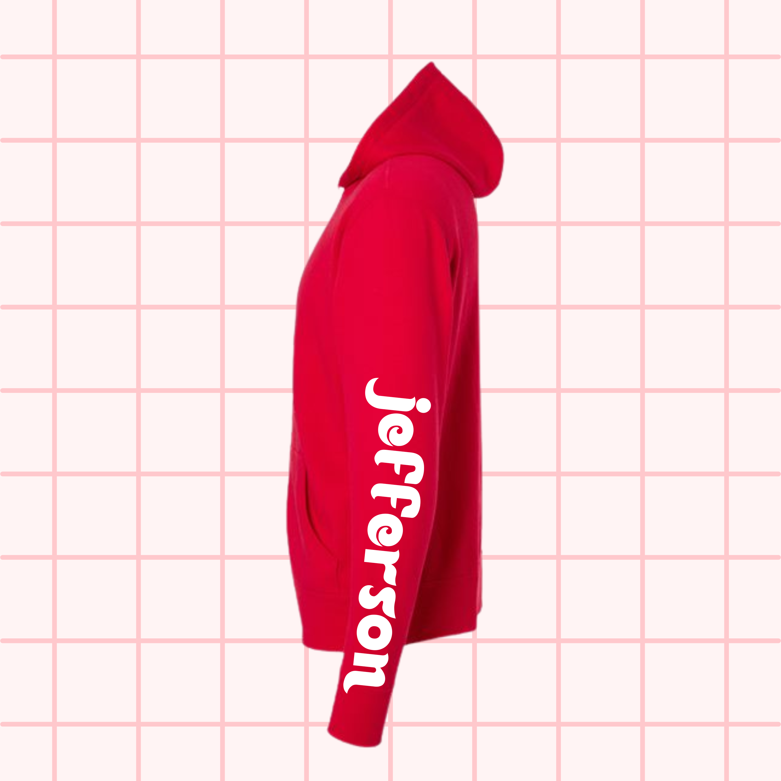 Phanatic Pocket Lightweight Zip-Up Hoodie (Optional Arm Design)