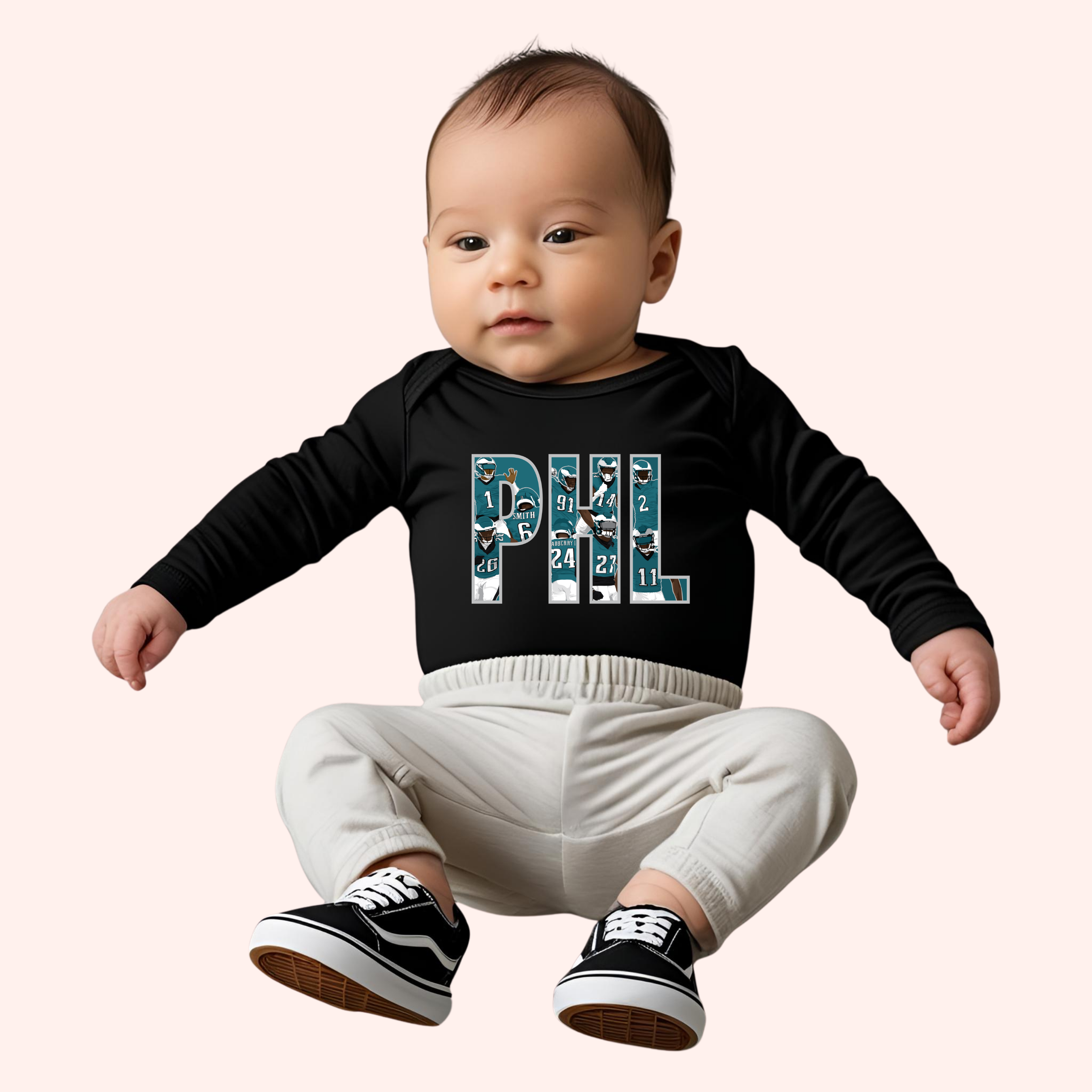 PHL Football - Infant Long Sleeve Onesie