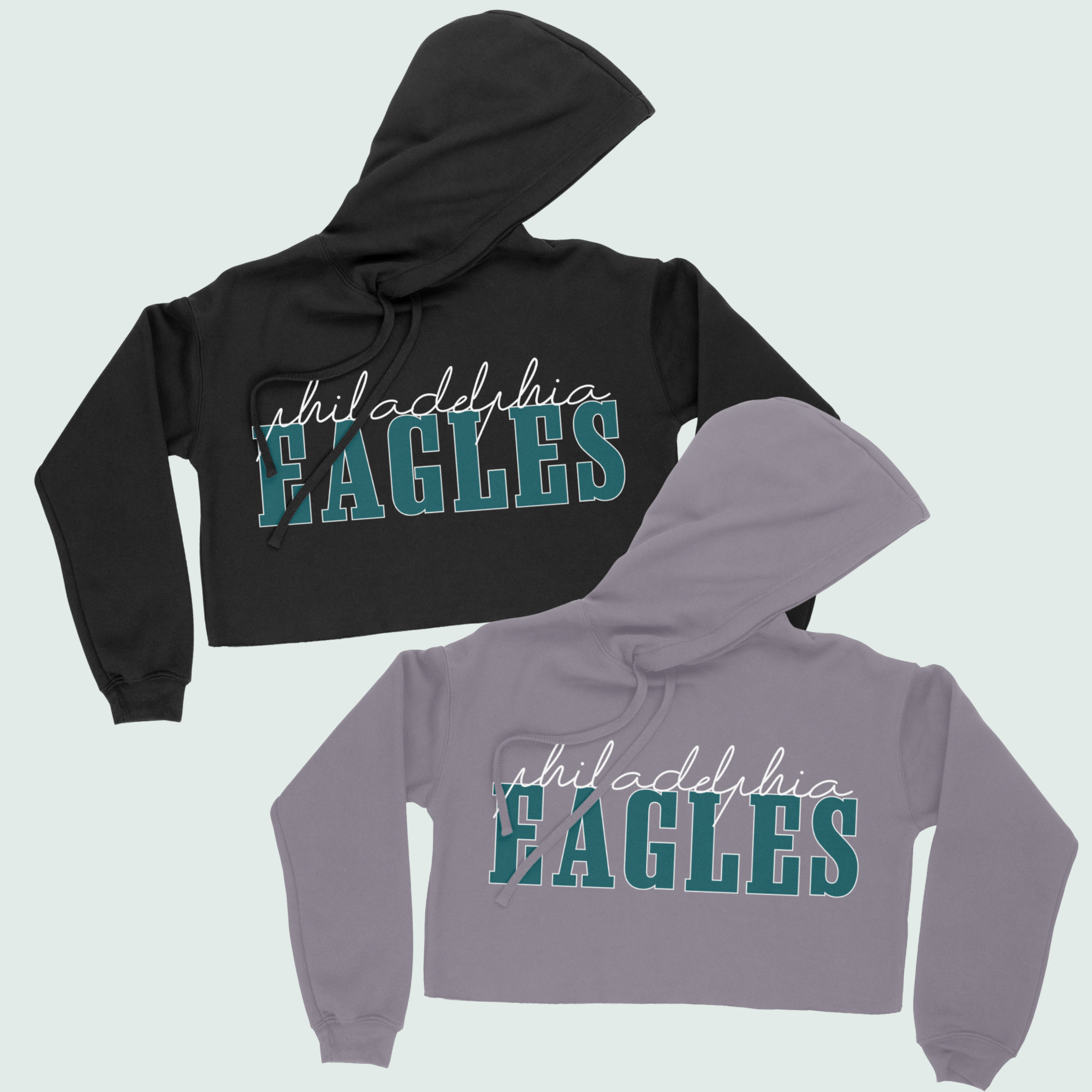 Philadelphia Football - Cropped Fleece Hoodie