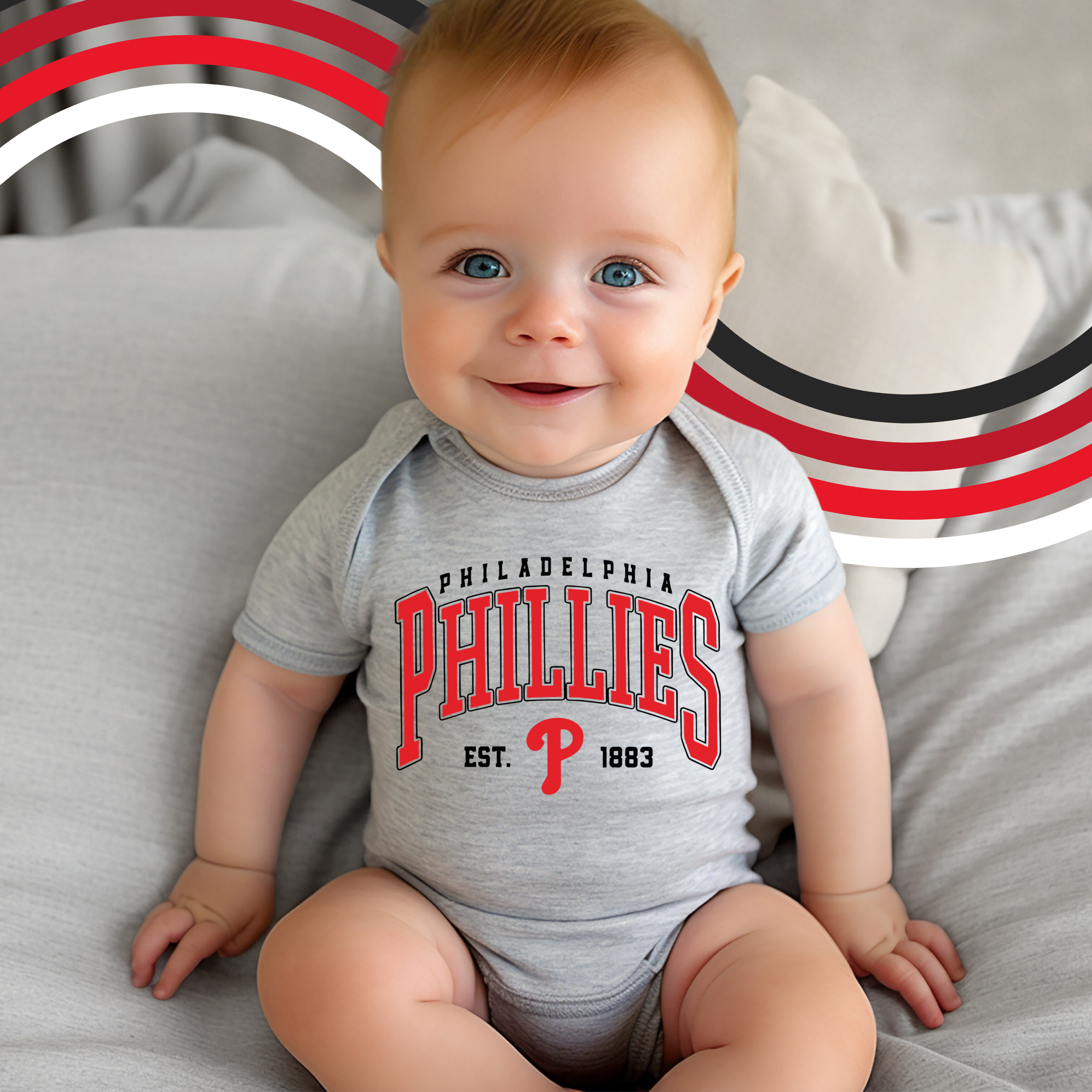 Philadelphia Phils - Short Sleeve Onesie