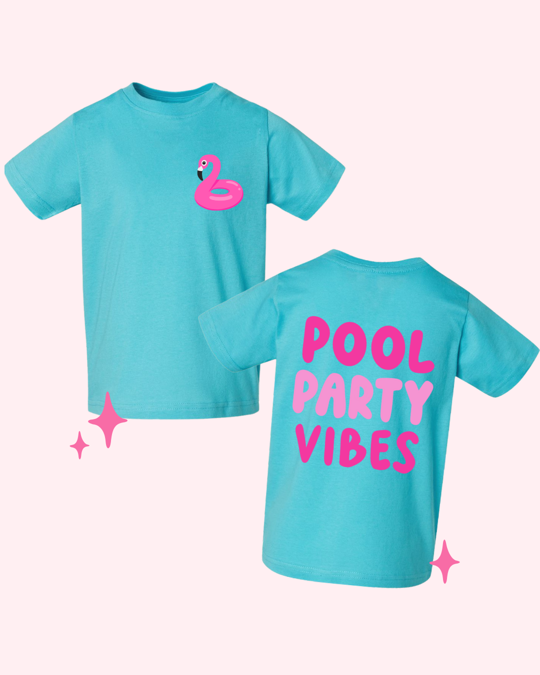 Pool Party Vibes - Infant, Toddler & Youth Short Sleeve T-Shirt