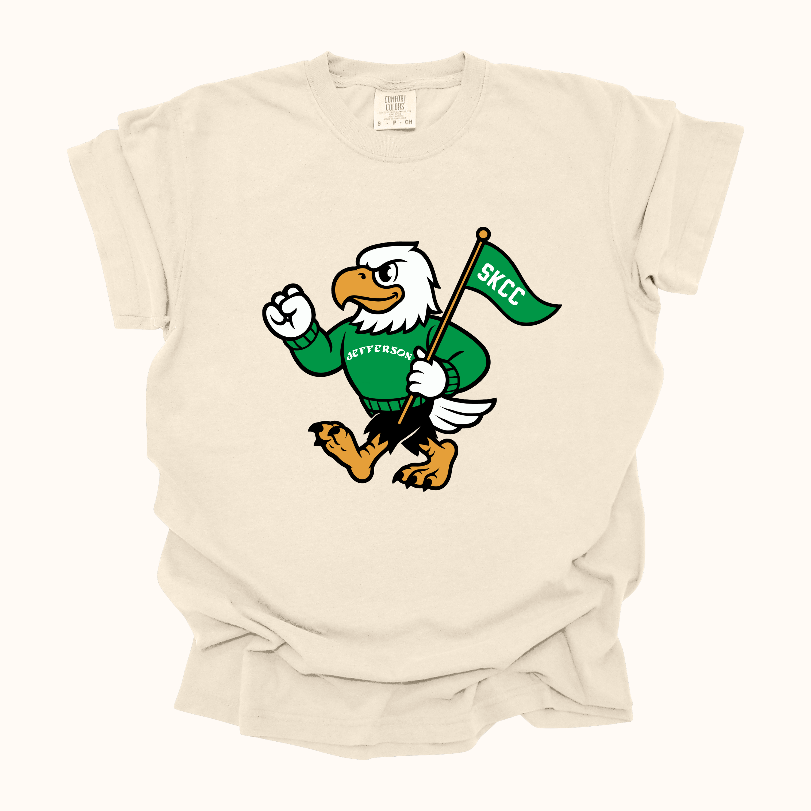 Retro Birds Flag - Adult Short Sleeve T-Shirt
