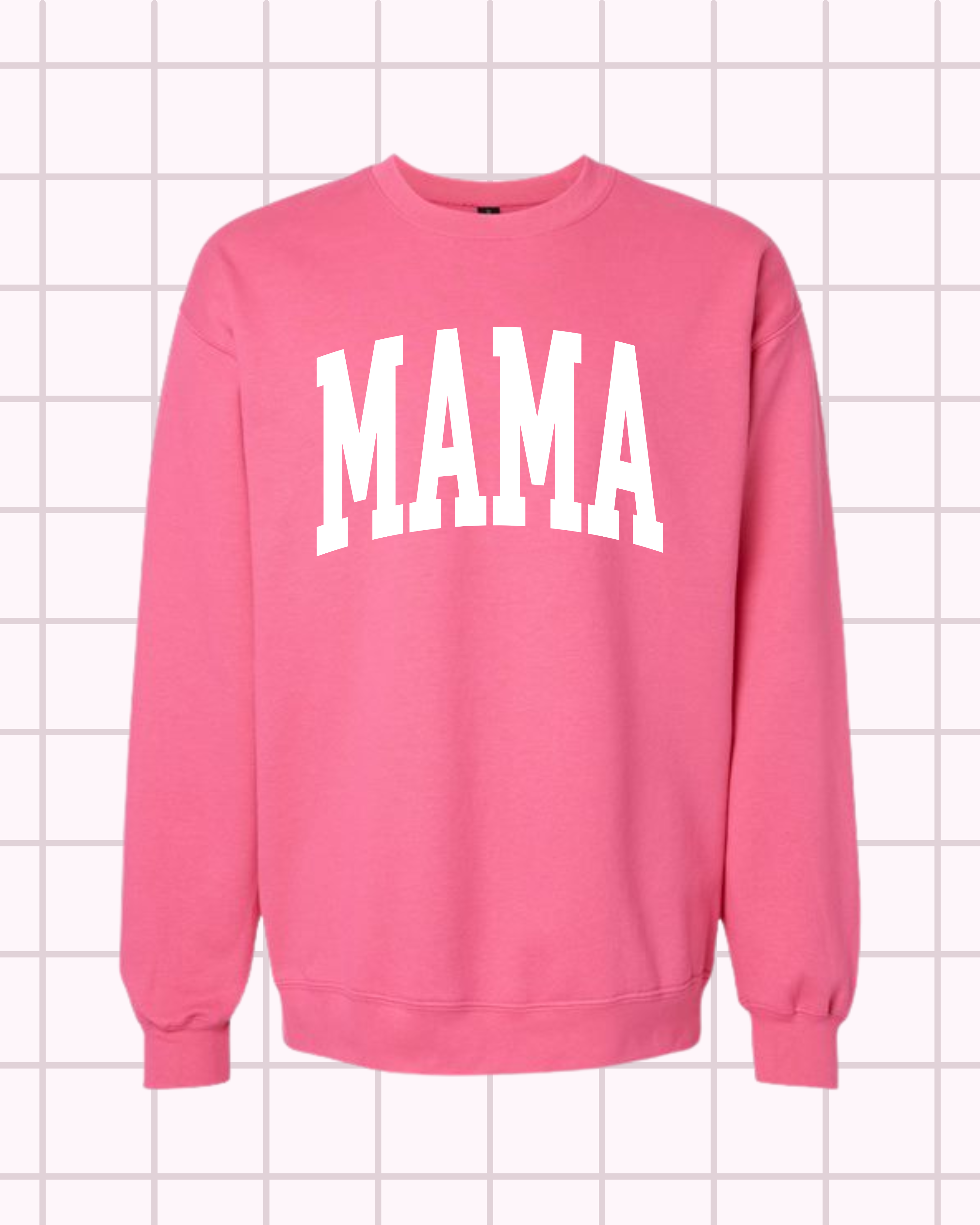 Varsity Mama SoftStyle Sweatshirt (Pink Lemonade)