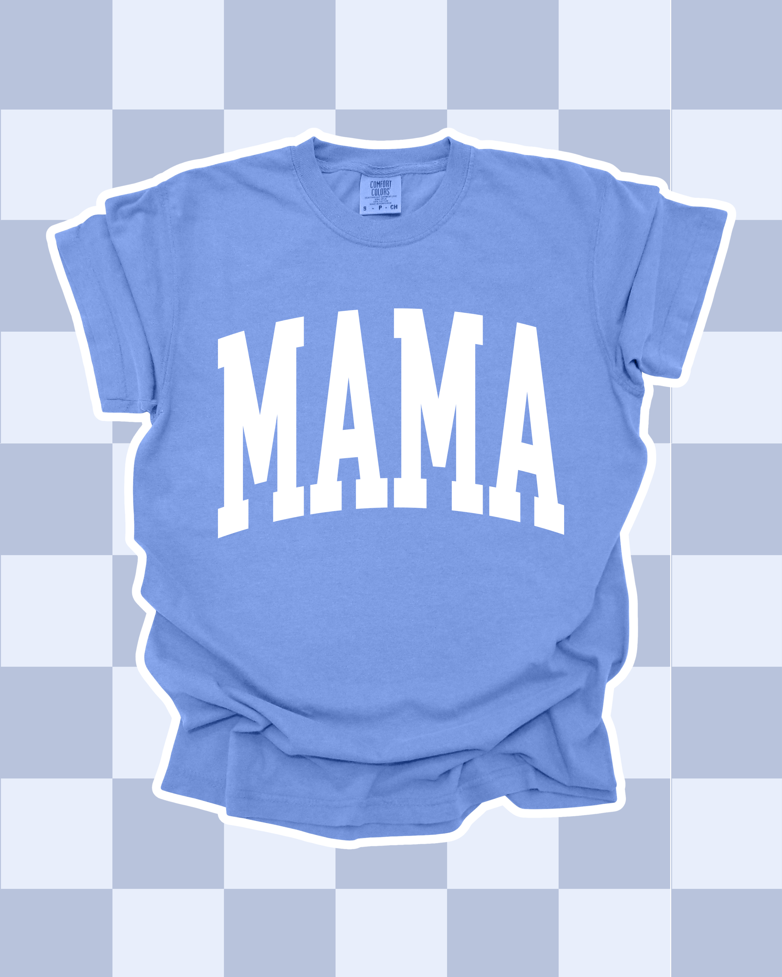 Varsity Mama T-Shirt (Flo Blue)