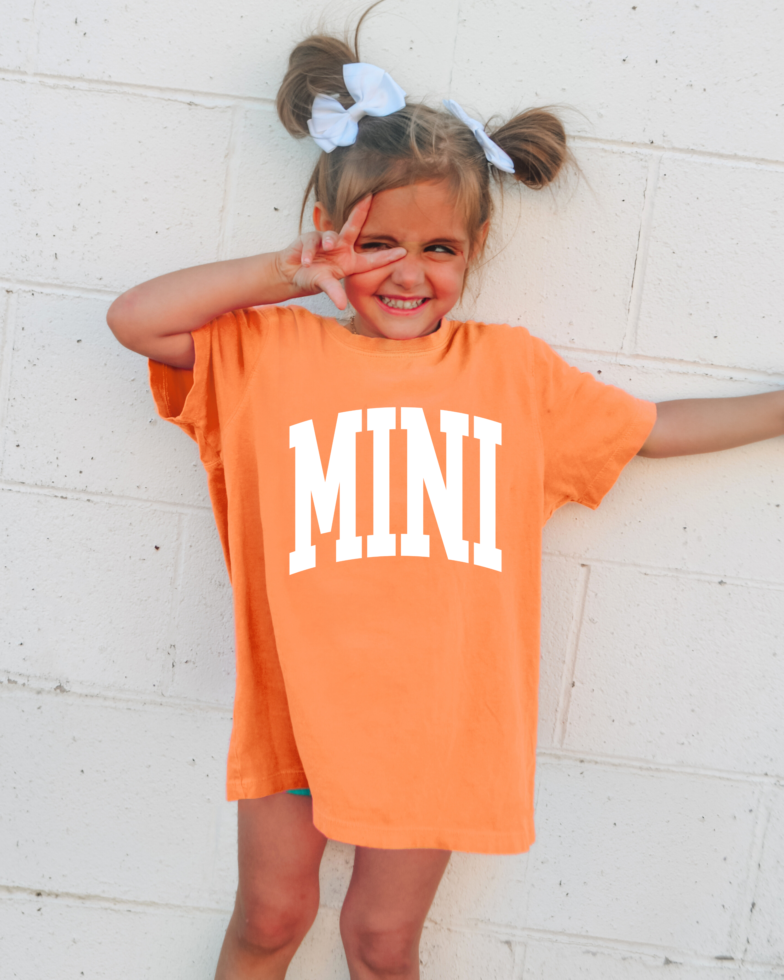 Varsity Mini Kids T-Shirt (Melon)