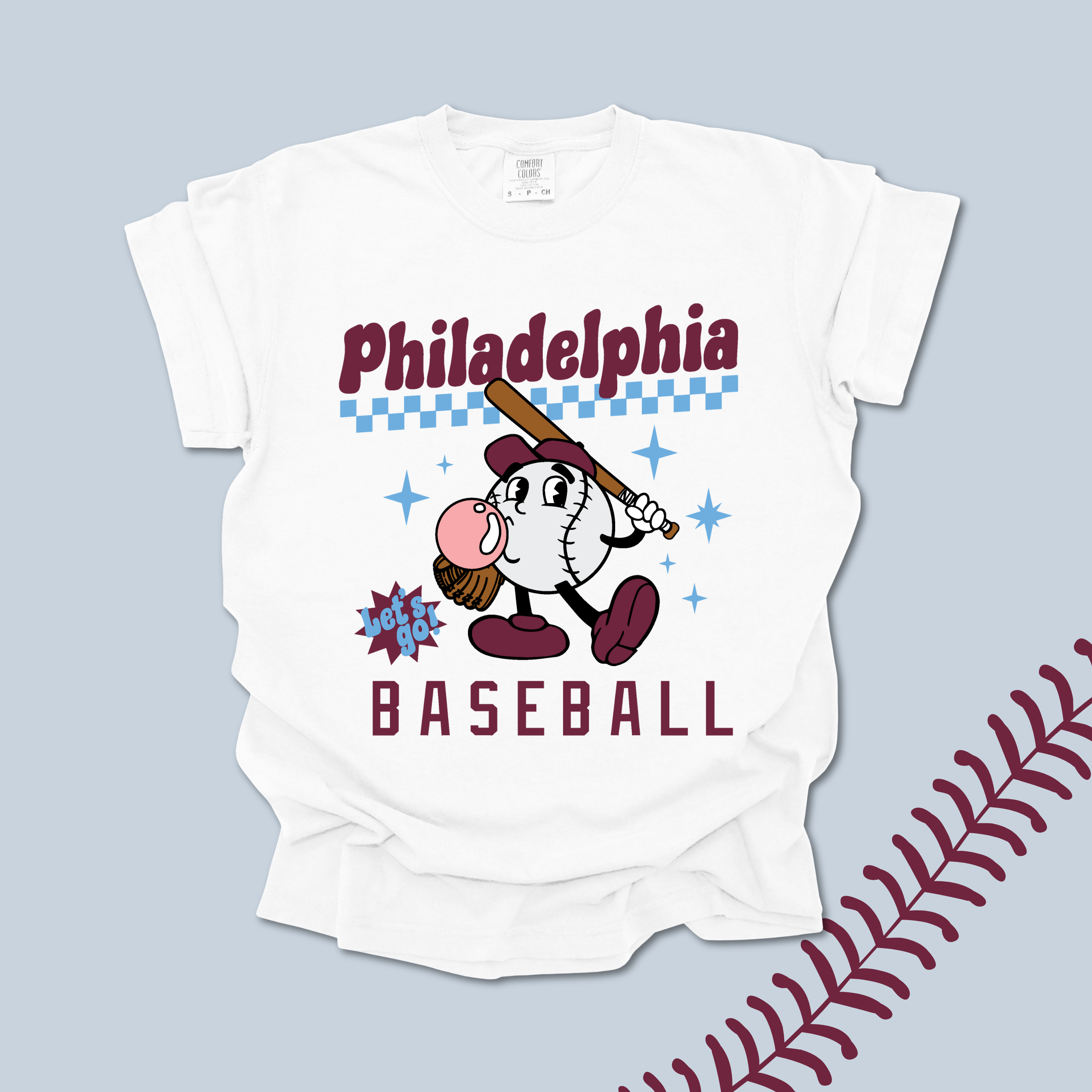 Vintage Philadelphia Baseball - Infant, Toddler, Youth & Adult Short Sleeve T-Shirt
