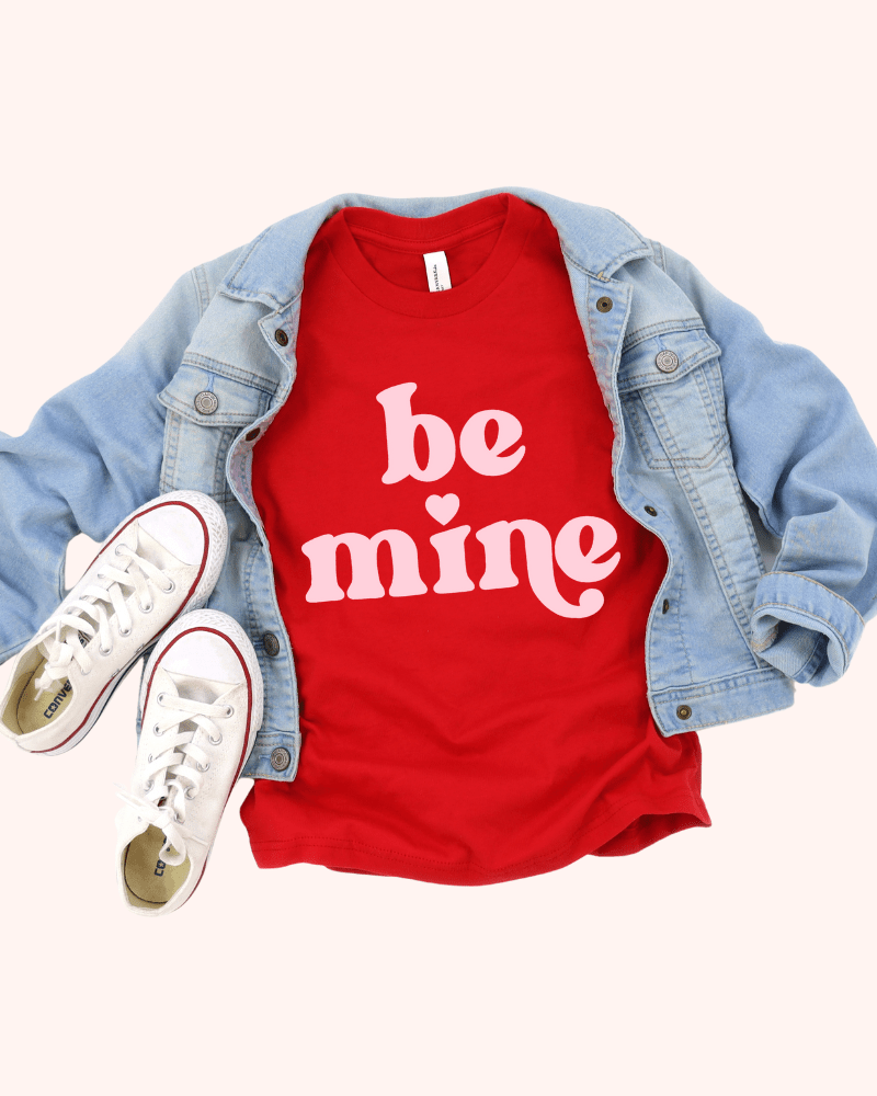 Be Mine - Infant, Toddler & Youth Short Sleeve T-Shirt - Lily + AJ Clothing Co.