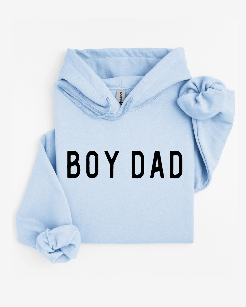 Boy Dad - Men's Heavy Blend Hoodie (Blue) - Lily + AJ Clothing Co.